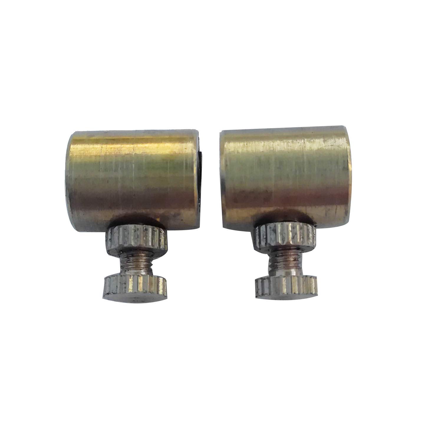 Violin Mute 2 Pieces, Wolf Tone Gone Eliminator Mute Suppressor Tube Replacement Accessories For Violins (Gold)