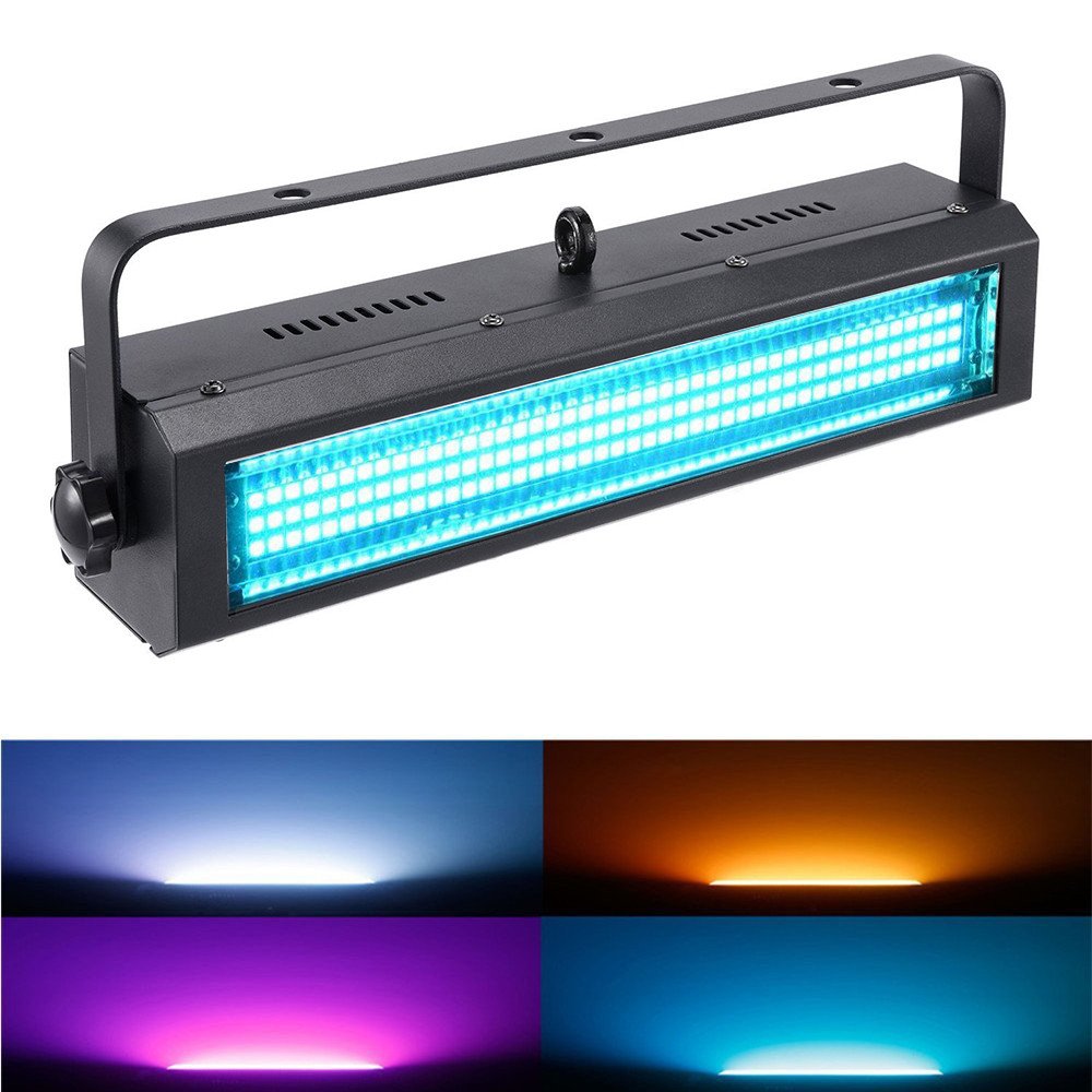 Mfl. S100 Strobe Light 132 Led Rgb Stage Lighting Strobe Blinder And Wash Light Dj Disco Lights Sound Activated Modes Dmx Contro