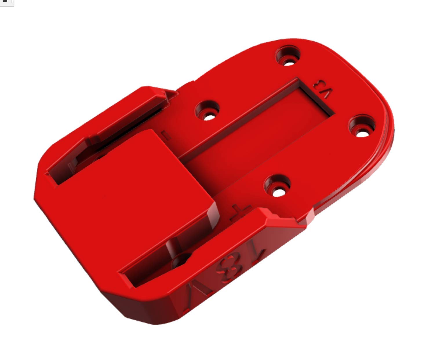 10Awg Red Adapter For Ridgid 18V Hyper Li Ion Battery Dock Power Connector Rigid