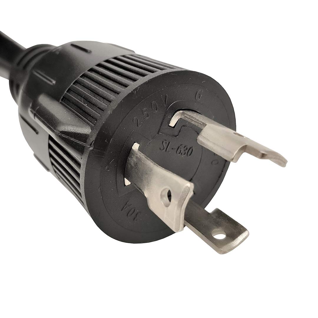 Parkworld 885392 Welding Adapter Cord L6 30 Plug 3 Prong 30A Locking Male To 6 50 Receptacle 50 Amp Female (8 Ft)