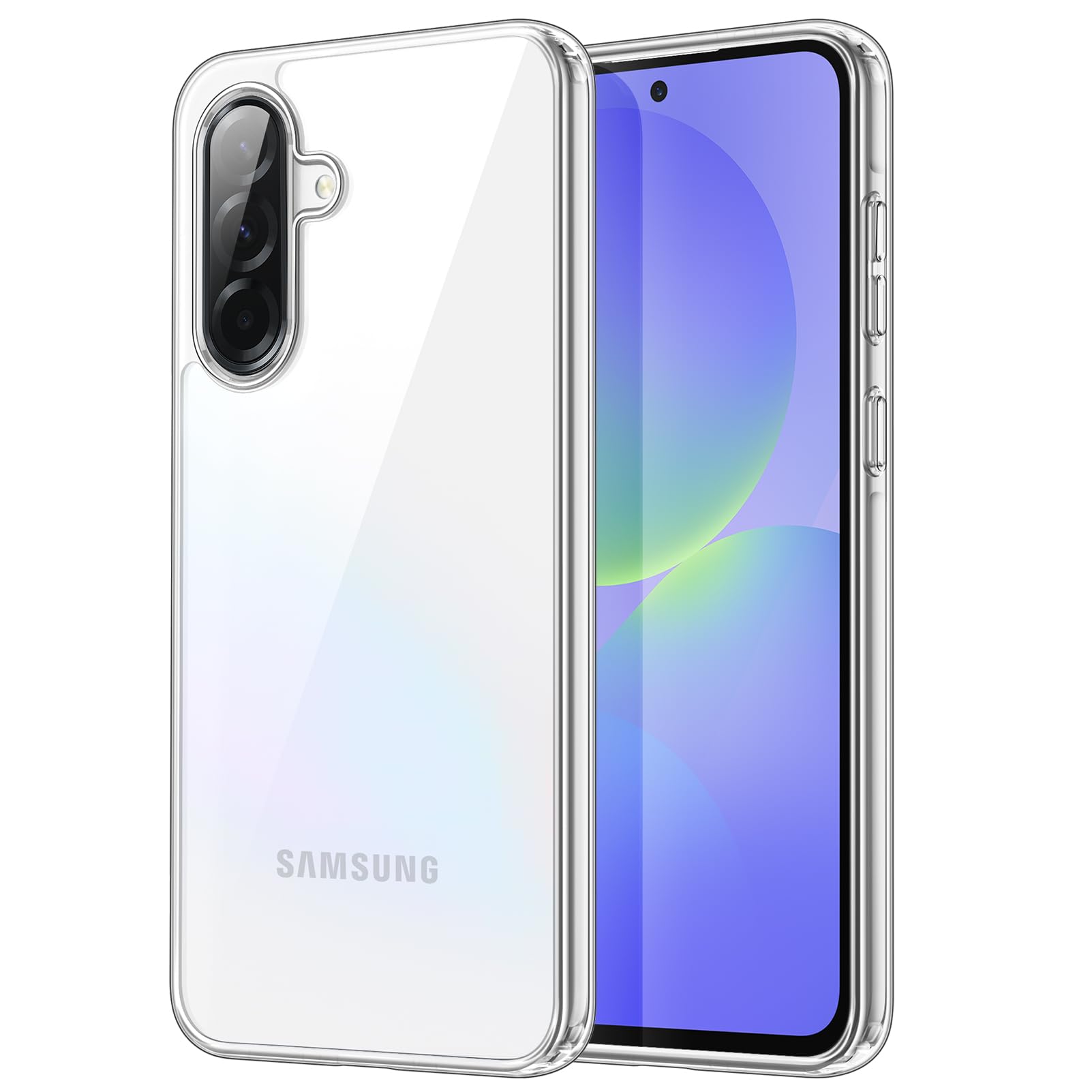 JETech Case for Samsung Galaxy A36 5G, Non-Yellowing Shockproof Bumper Protective Phone Cover, Anti-Scratch Hard PC Back (Clear)