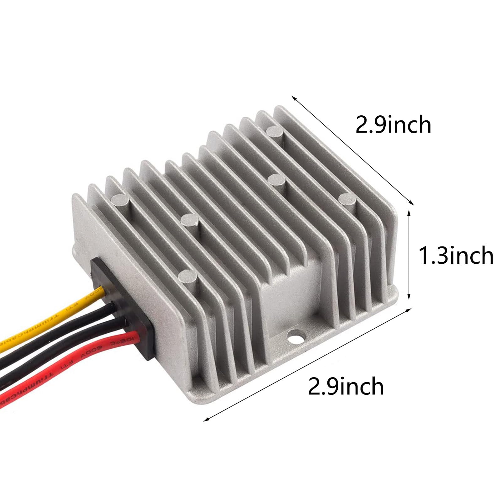 Top Vigor Voltage Converter Dc/Dc 12V To 19V 8A 152W Converter Step Up, Waterproof Ip68 Boost Converter Regulator Transformer