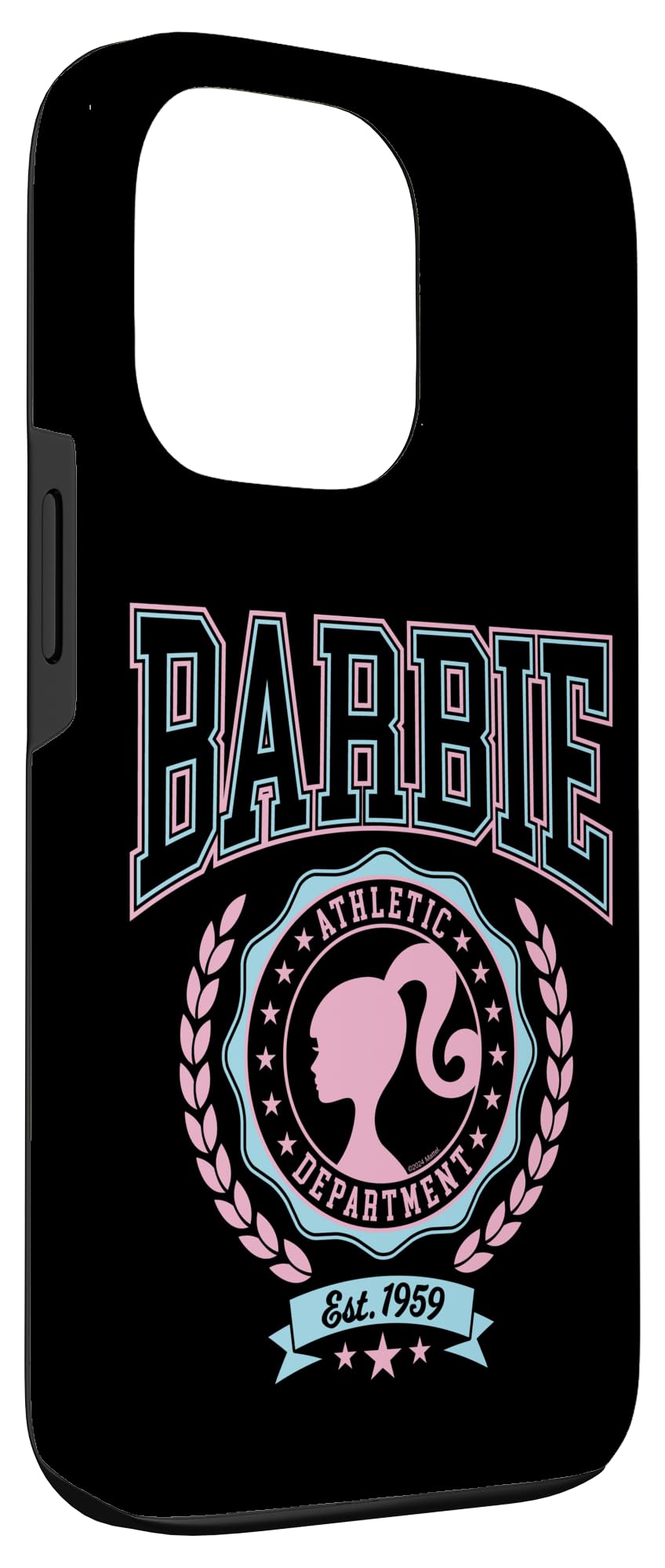 Iphone 13 Pro Barbie   Varsity Athletic Department Silhouette Logo Case