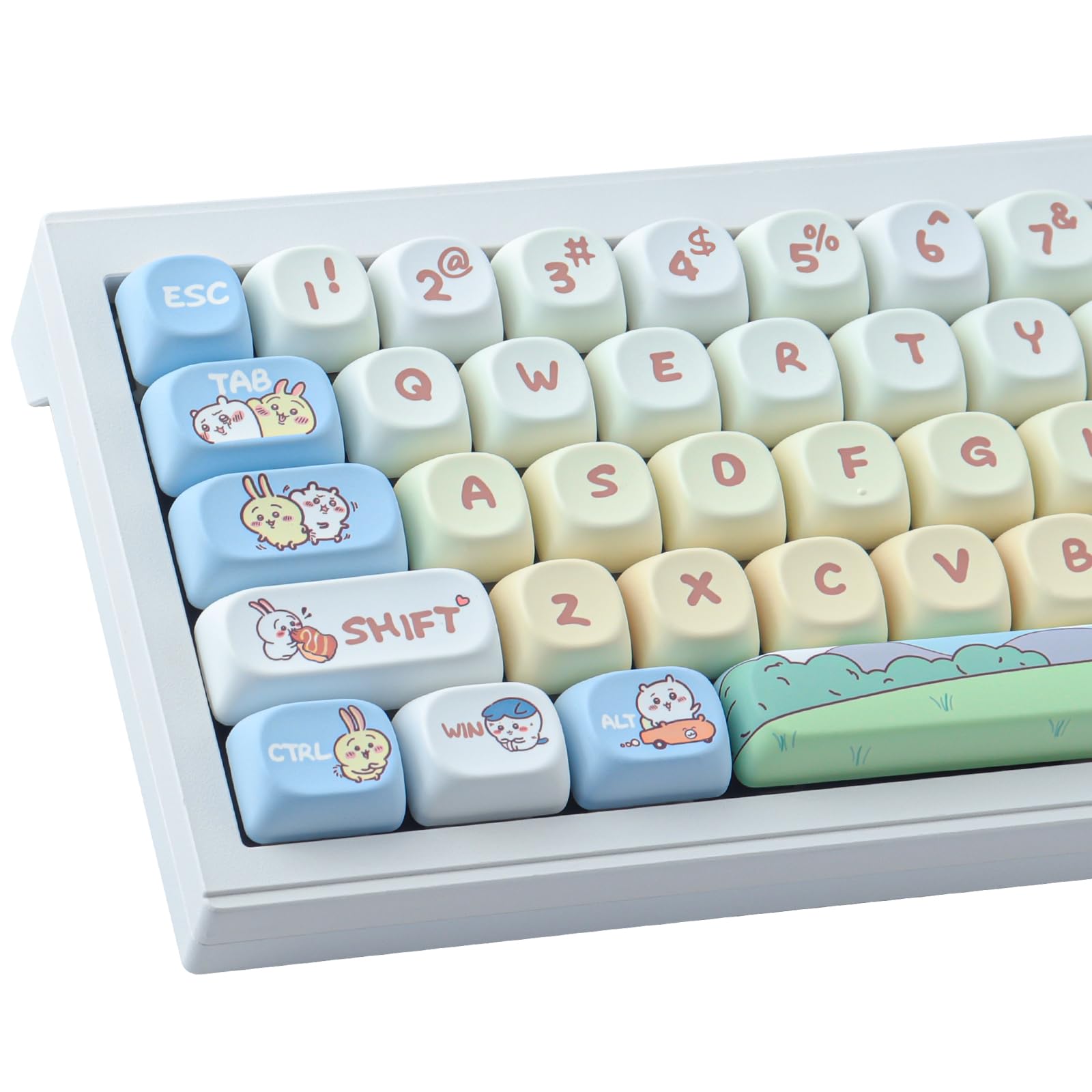 Tyrixki Pbt Keycaps 145 Keys Moa Profile Cute Keycaps Dye Sublimation Kawaii Anime Keycaps For Cherry Gateron Mx Switches Mechan