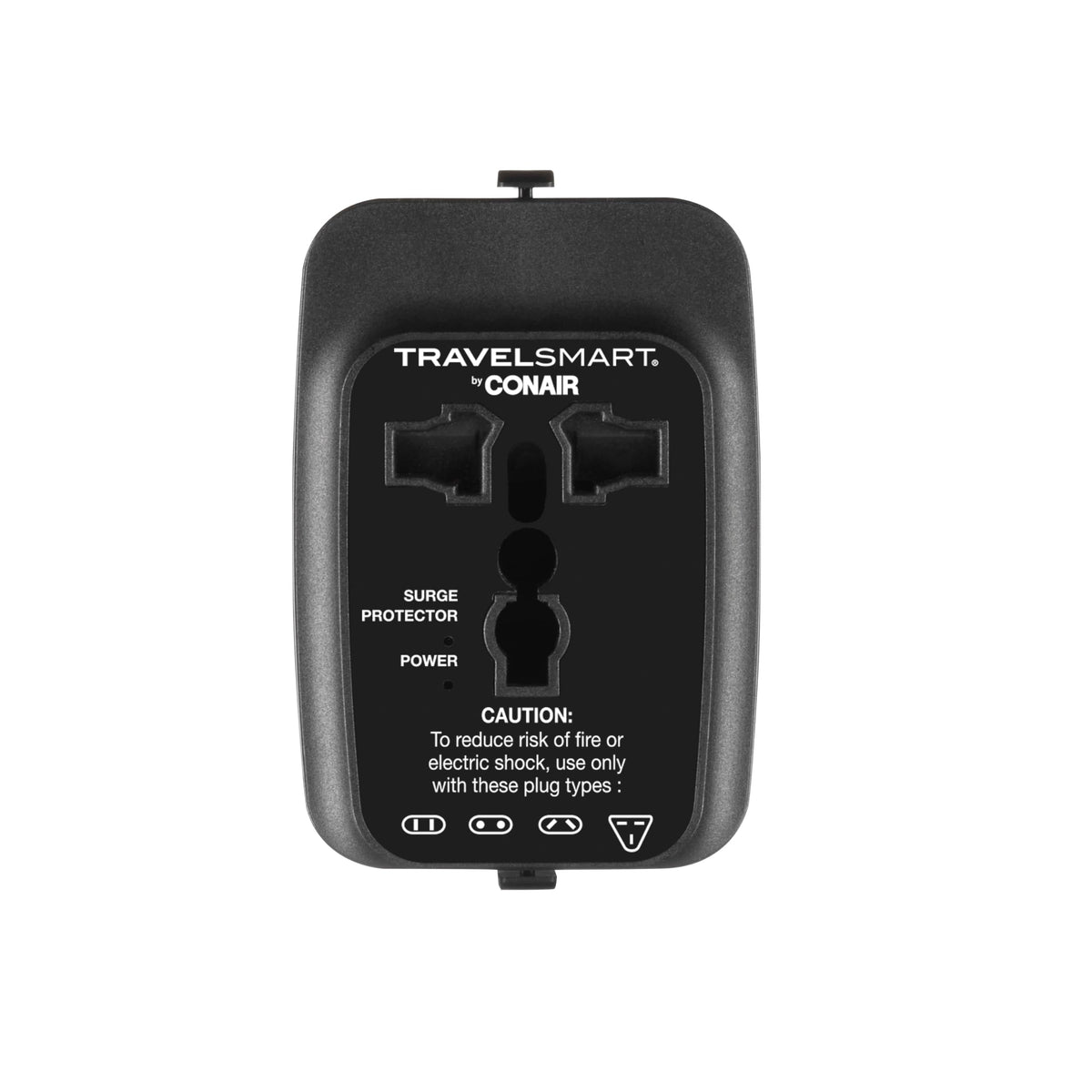 Conair Universal Travel Adapter   All In One European And Worldwide Travel Plug Adapter With Surge Protection   Includes Usb C P