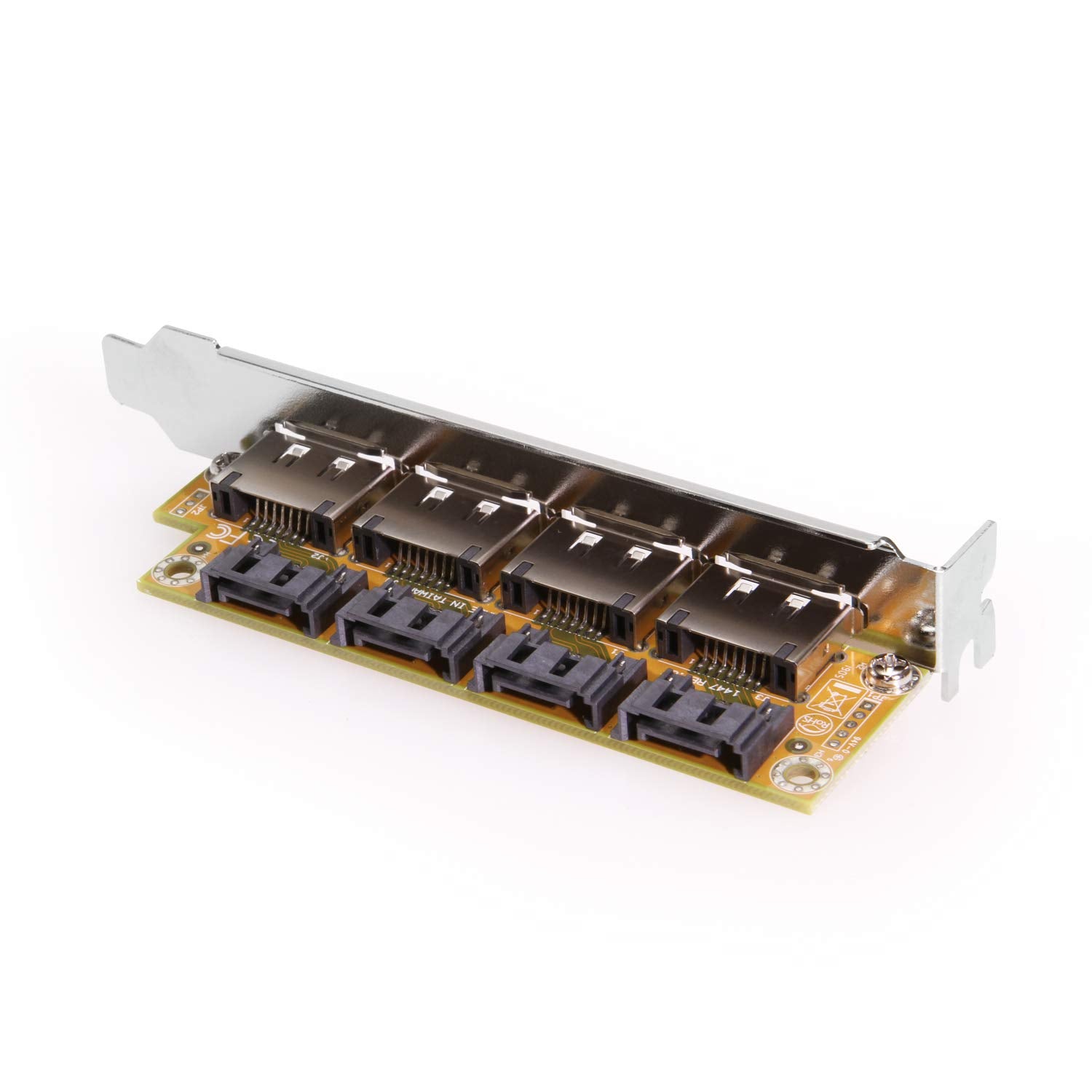 Coolgear Internal To External Esata 4 Port Pci Bracket
