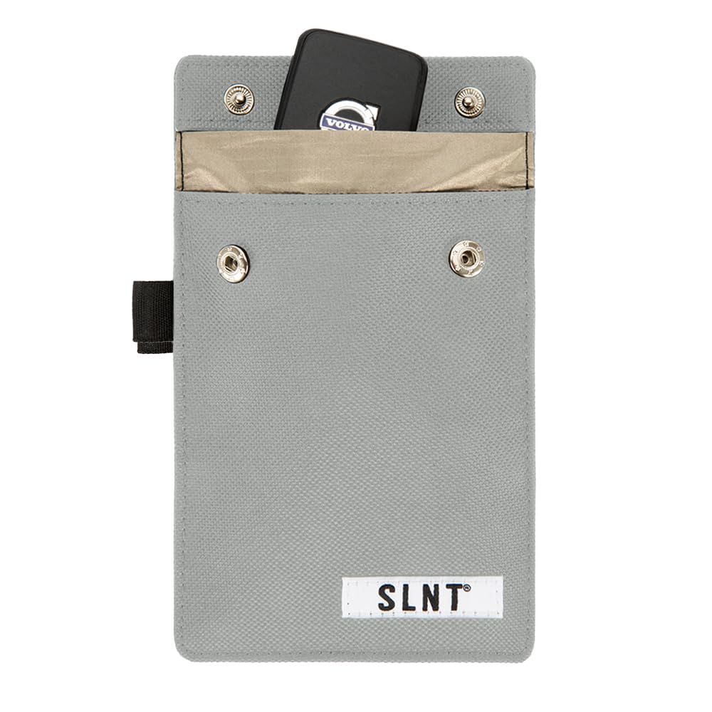 Silent Pocket Signal Blocking Faraday Key Fob Case   Car Anti Theft Device Shielding Against All Signal Types, Including Rfid Bl