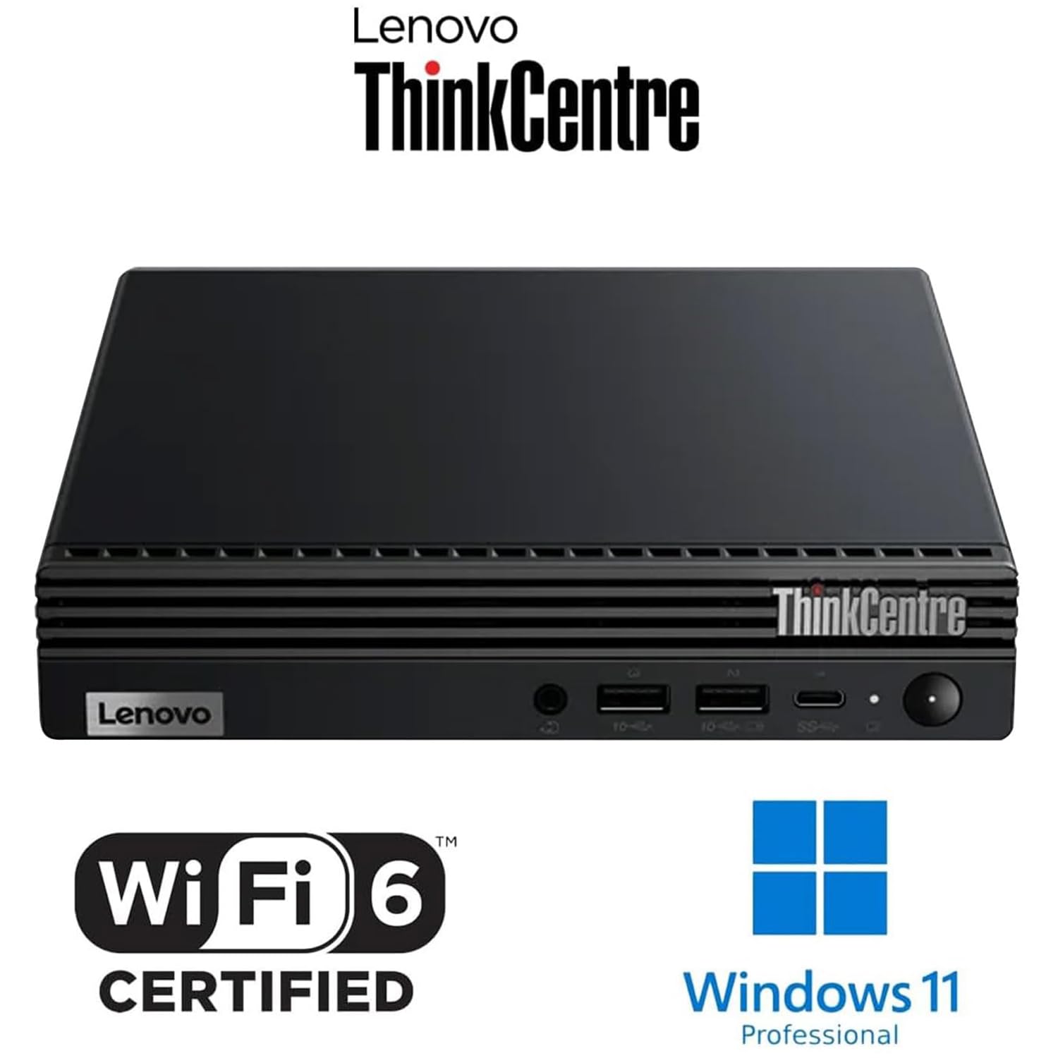 Lenovo Thinkcentre M70Q Gen 4 Mff Tiny 1L Mini Pc Business Desktop Computer, 13Th Gen Intel 16-Core I7-13700T Up To 4.9Ghz, 64Gb