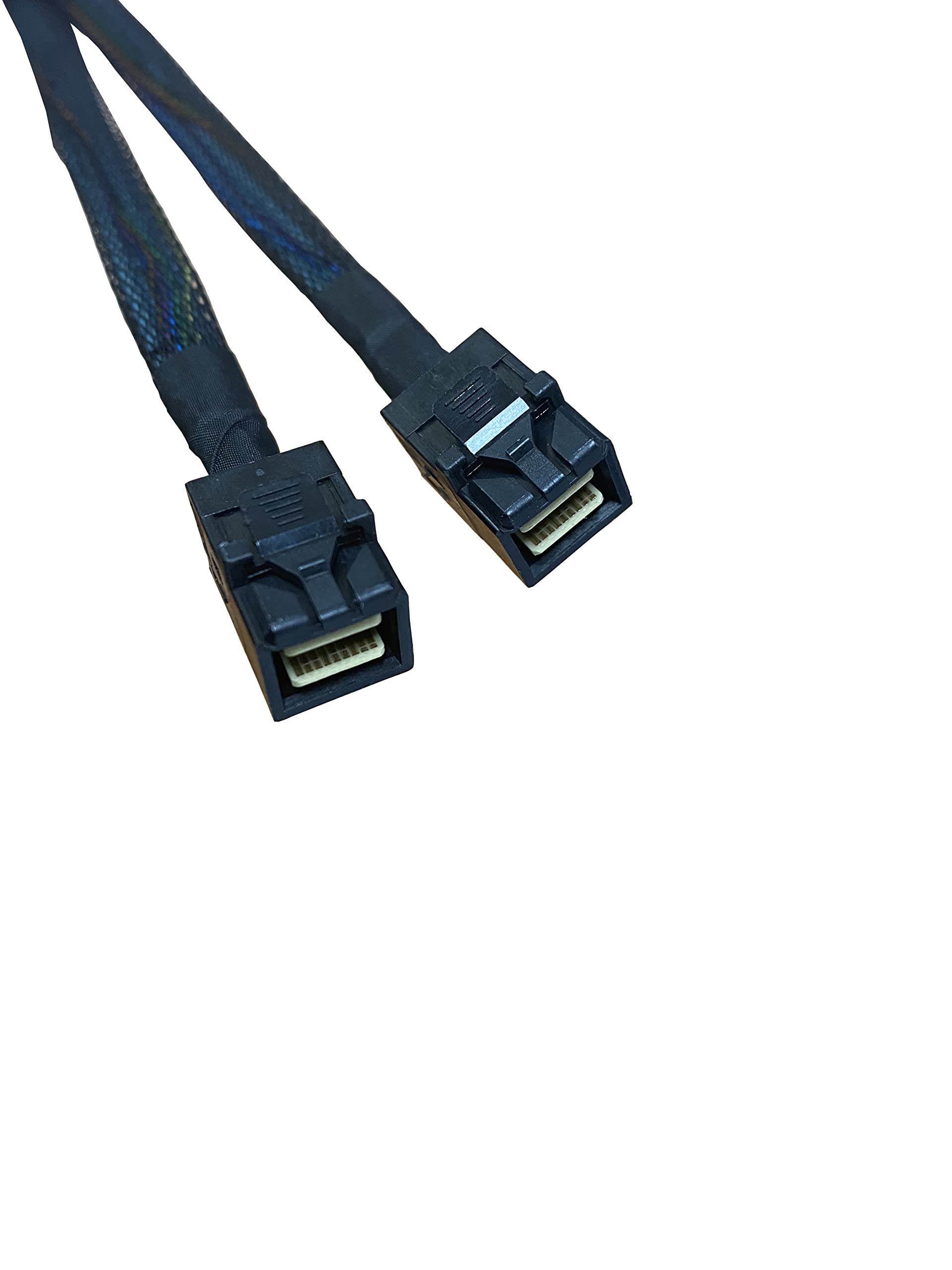 Diliving Slimsas 8X To 2*Minisas Hd 4X,Sff 8654 74Pin To 2*Sff 8643 36Pin Cable 80Cm(Broadcom Mpn 05 60003 00)