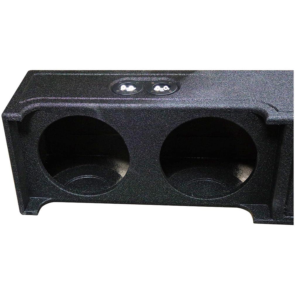 Qpower ''Qbomb'' Dodge Ram Crew Cab '19 '22 Dual 10'' Sealed Woofer Box