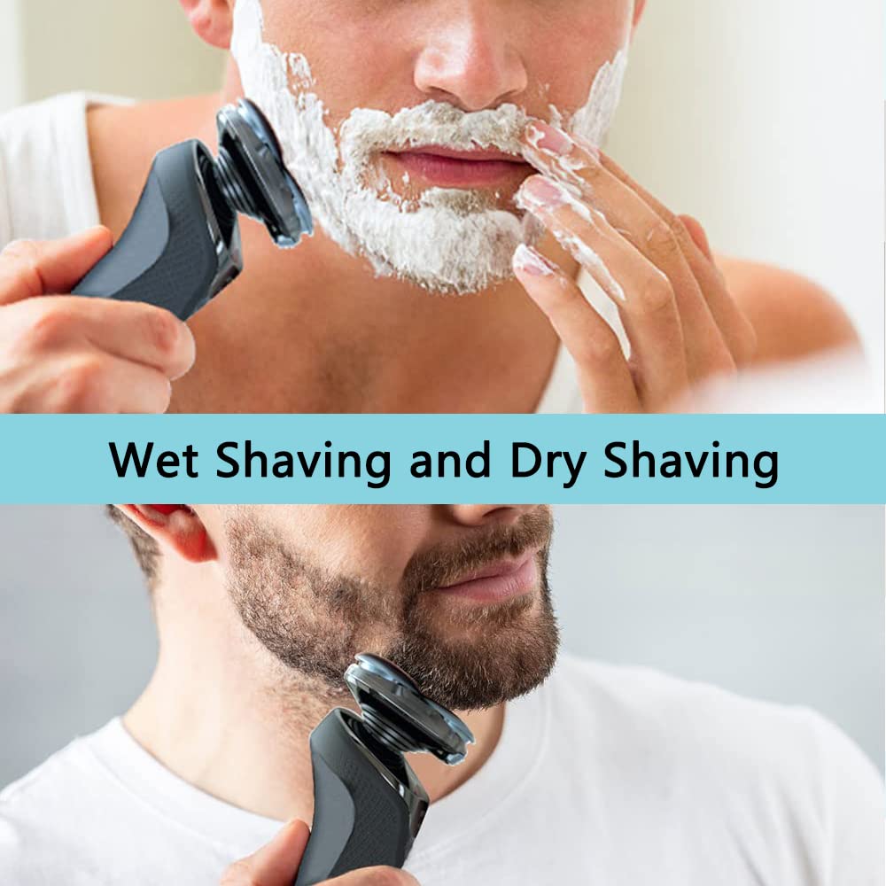 Gleway Sh50/52 Replacement Heads Compatible With Philips Series 5000 Electric Shavers, Multiprecision Shaving Razor Heads Fit Fo