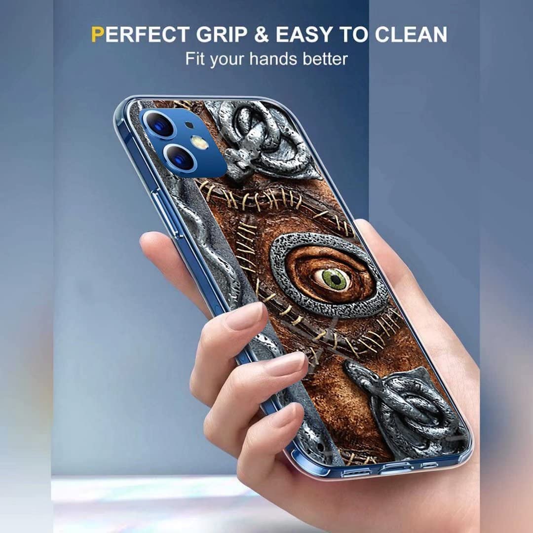 Flash Mink Phone Case Compatible With Iphone 13 Case Transparent Soft Tpu Flexible Case Cover Hocus Horror Spell Book Halloween