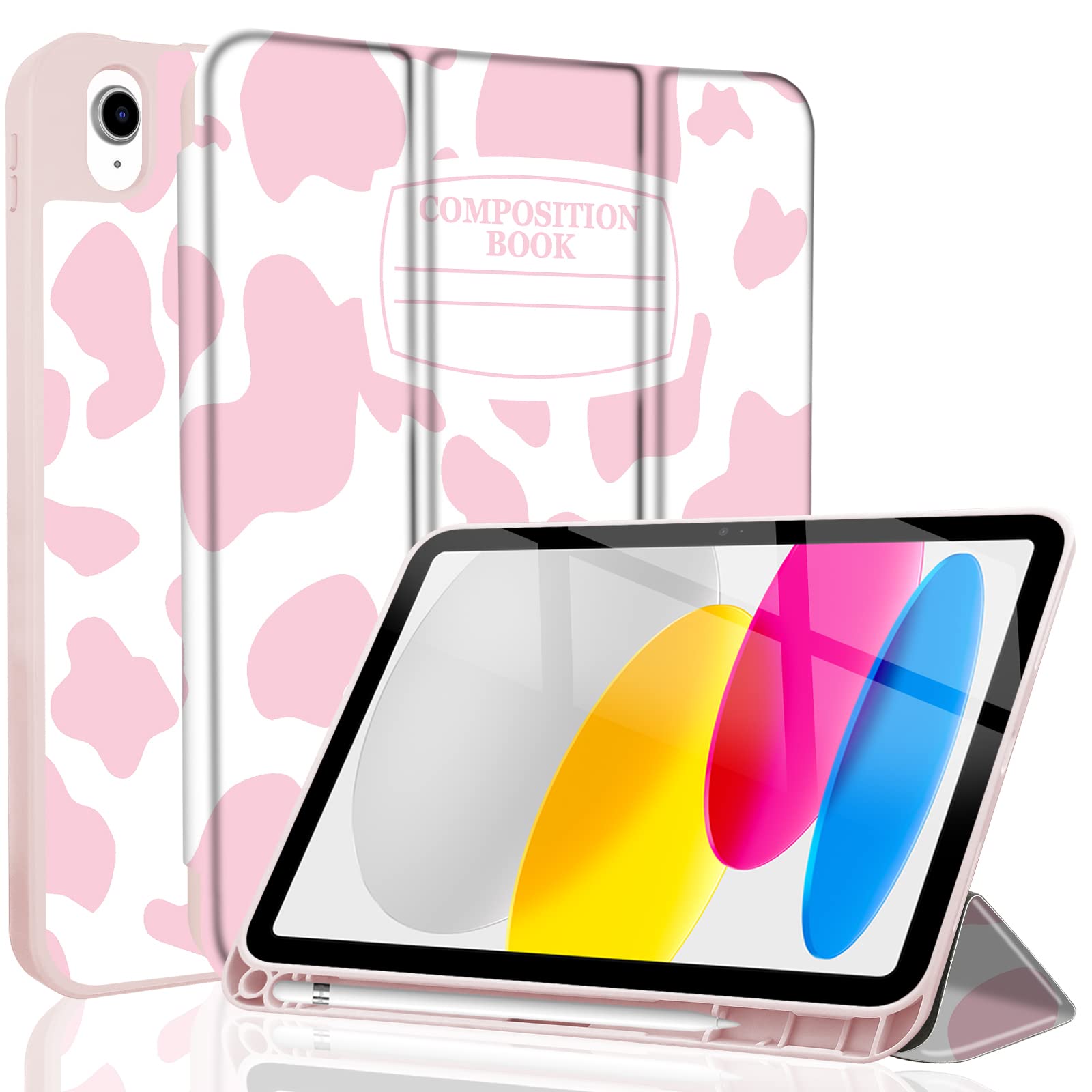 Topperfekt Ipad 10Th Generation Case 2022 10.9 Inch 2022 A2757 A2777 A2696, Tpu Shockproof Frame And Protective Leather Cover [B