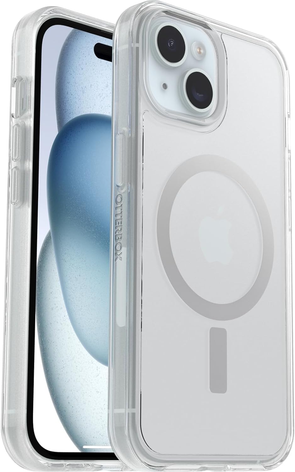 Otterbox Iphone 15, Iphone 14, And Iphone 13 (Only) Symmetry Series+ Case   Clear, Snaps To Magsafe, Ultra Sleek, Raised Edges P