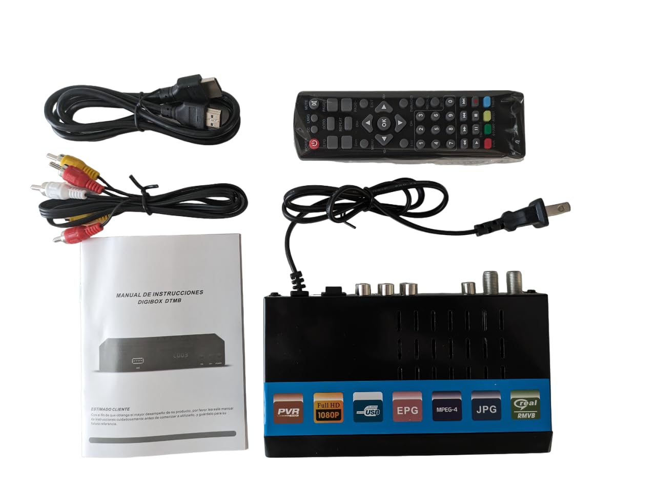 Cuban Box Code Decoder TOP-ENERGY Digital TV Decoder Model TE2024 for Cuba - Reliable and Eff ...