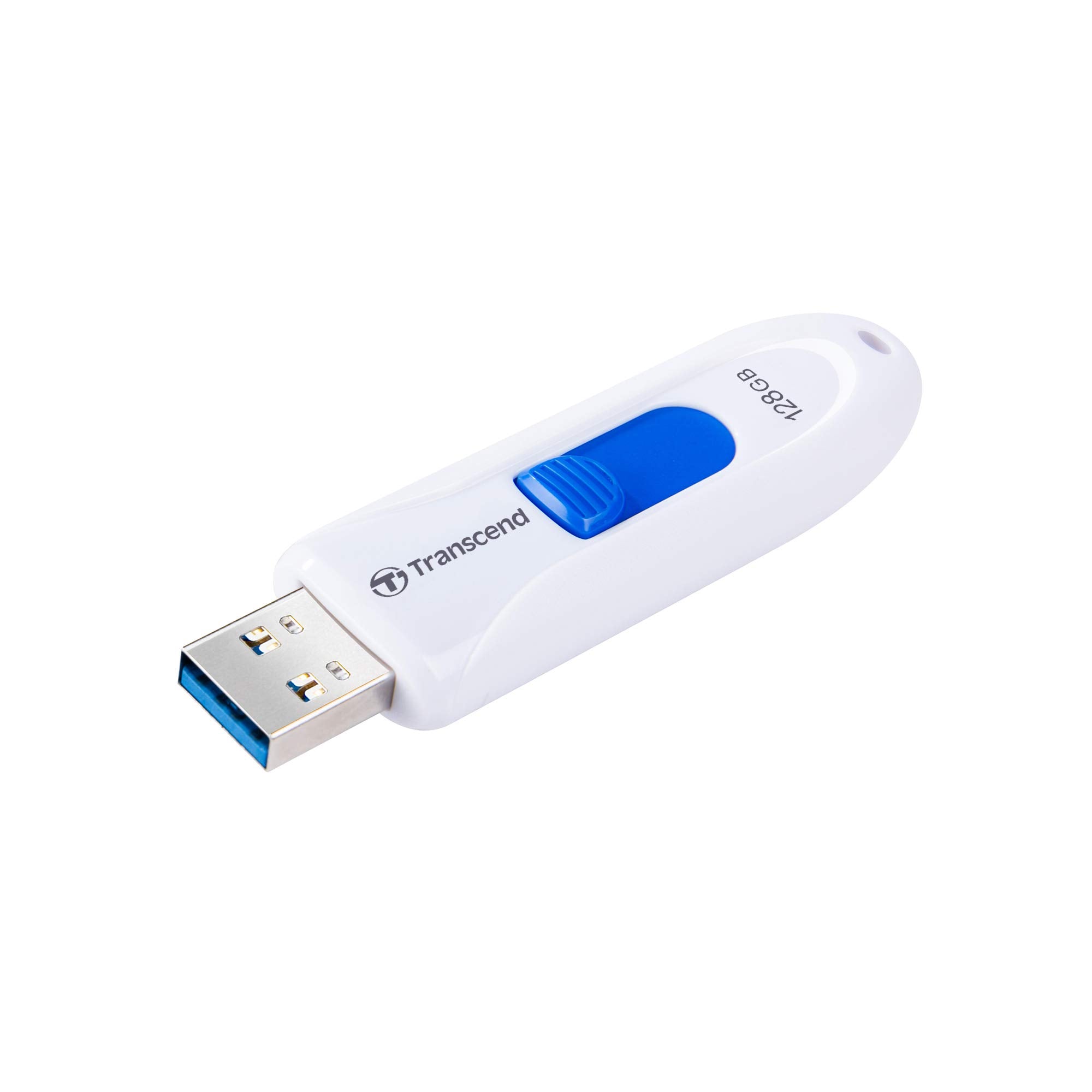 Transcend 128GB JetFlash 790 USB 3.1 Flash Drive (TS128GJF790W),White