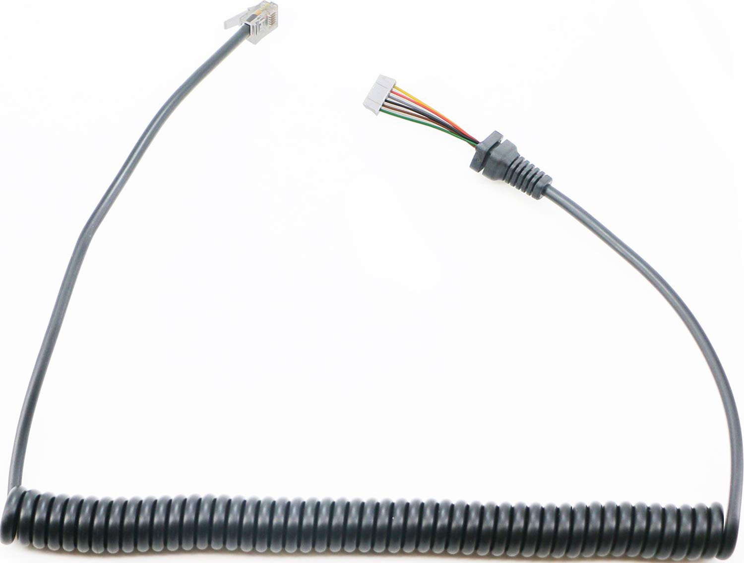 Pasow Replacement Microphones Mic Cable Cord Wire For Yaesu Mh 36 Mh 36A6J Mh 36B6Js Mh42 Mh 42B6J Mh 42C6J Mh 48 Mh 48A6Ja Mh 4