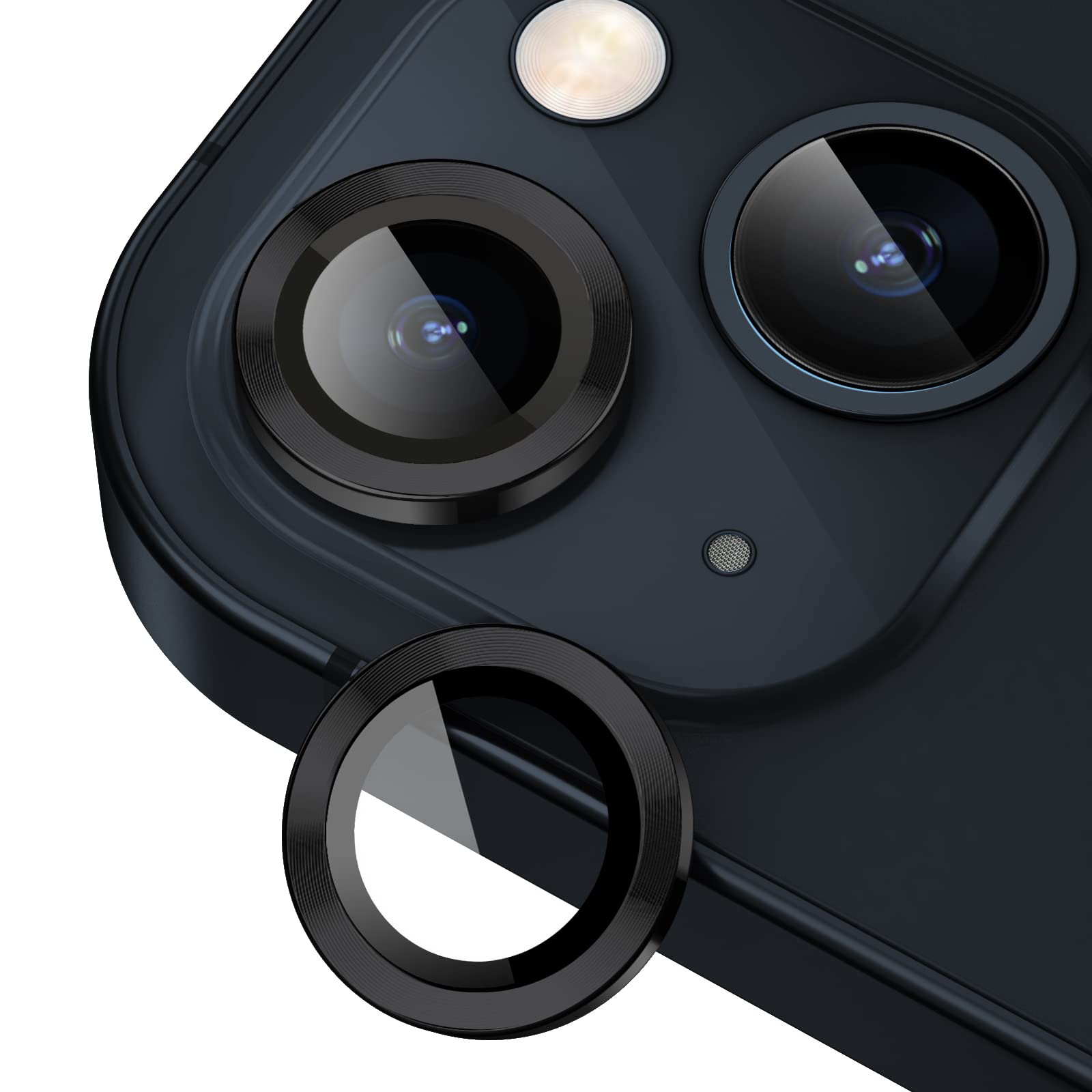 Xfilm Camera Lens Protector For Iphone 14 / Iphone 14 Plus, Strong Adsorption 9H Hardness Tempered Glass Camera Screen Protector