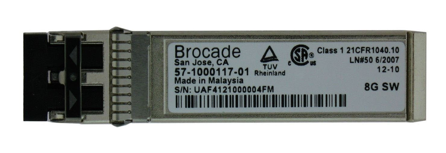 Brocade 57 1000117 01 8Gb Fc 850Nm Swl Sfp Dcx Gbic Transceiver Xbr 000163