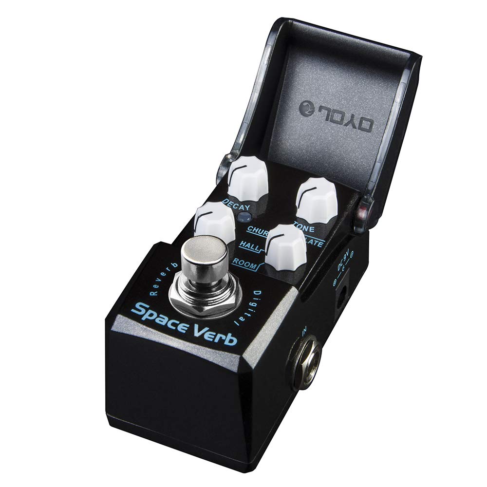 JOYO Digital Reverb Mini Pedal 4 Modes Reverb Pedal for Guitar Effect ...