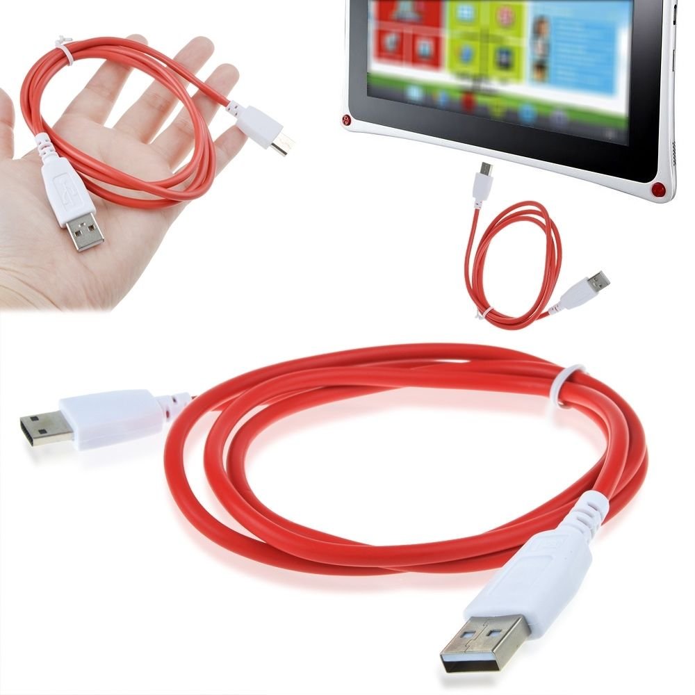 Hasmx 6Ft Usb Power Charger Data Cable Cord For Nabi Dreamtab Hd8 Kids Tablet Fuhu Dmtab Nv08B