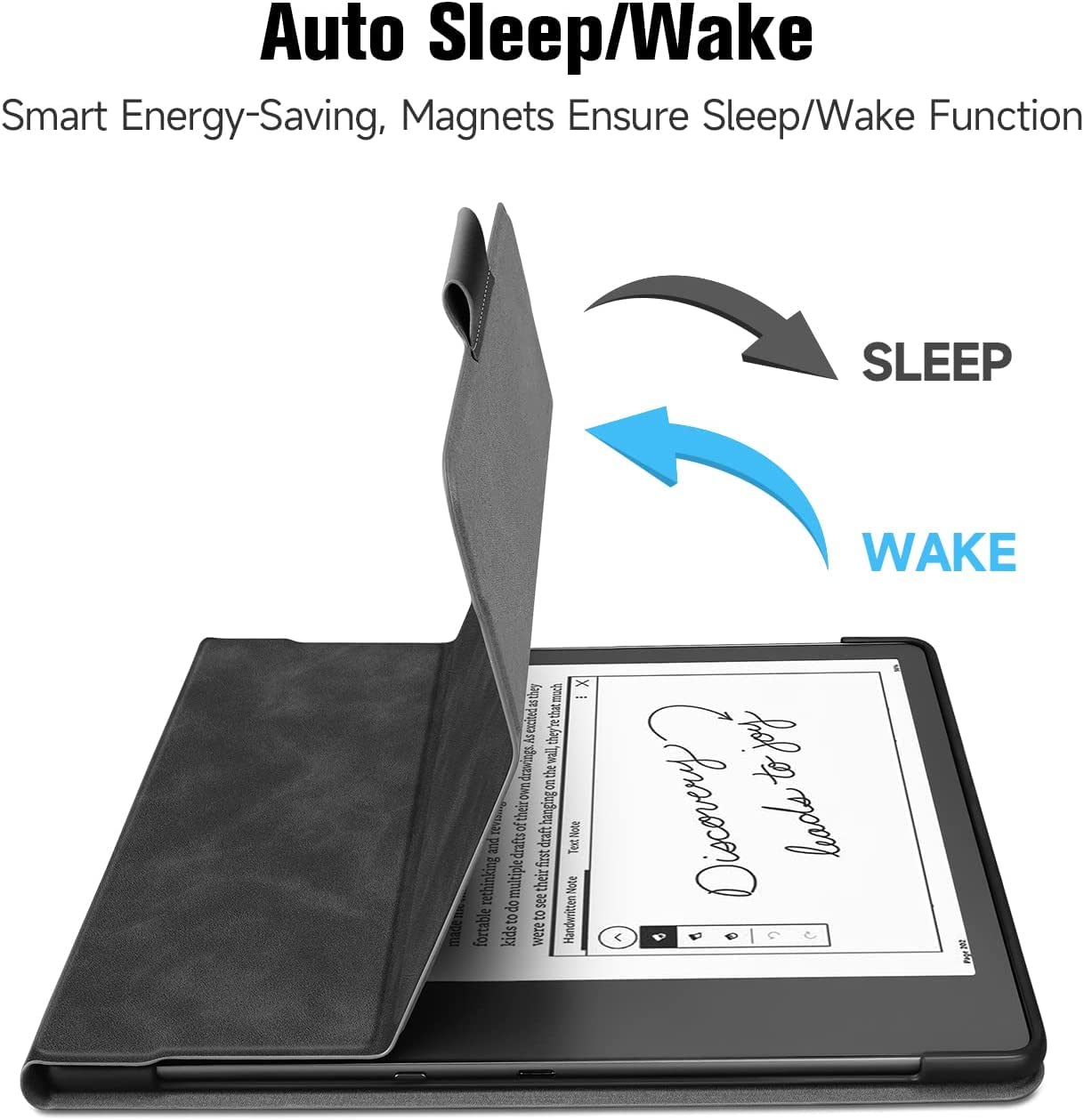 Ayotu Stand Case For Kindle Scribe 10.2 Inch (2022 Released)   Auto Sleep/Wake, Premium Pu Leather Cover With Pen Holder, Only F