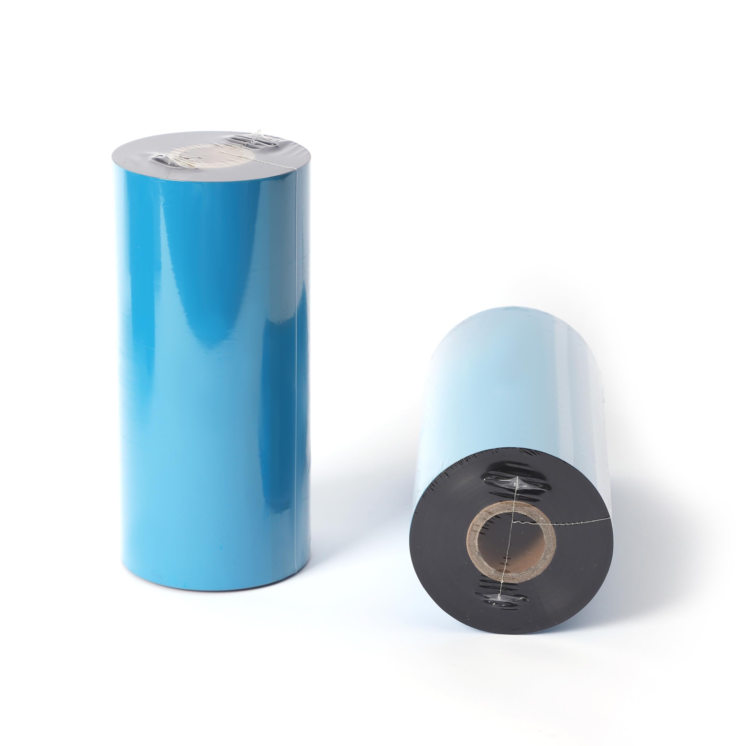 4 Rolls 6.5'' X 1476' Premium Resin Enhanced Wax Ribbon, 165Mm X 450M Black Thermal Transfer Ribbon, Barcode Thermal Label Print