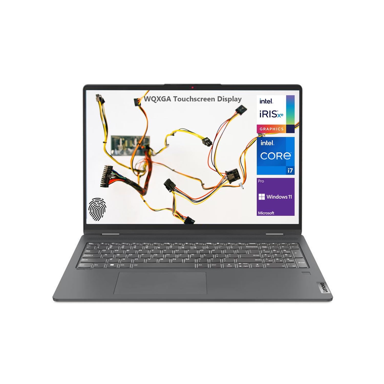 Lenovo Flex Business 2.5K 16'' 2 In 1 Laptop, Touchscreen Display, Intel Core I7 1255U Processor, 16Gb Ram, 512Gb Ssd, Backlit K