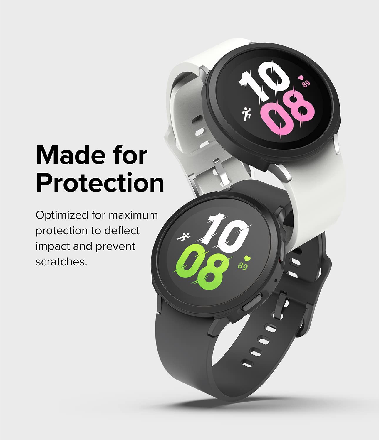 Ringke Air Sports [Tailored Cutouts] Compatible With Samsung Galaxy Watch 5 44Mm Case, Soft Flexible Lightweight Slim Tpu Cover