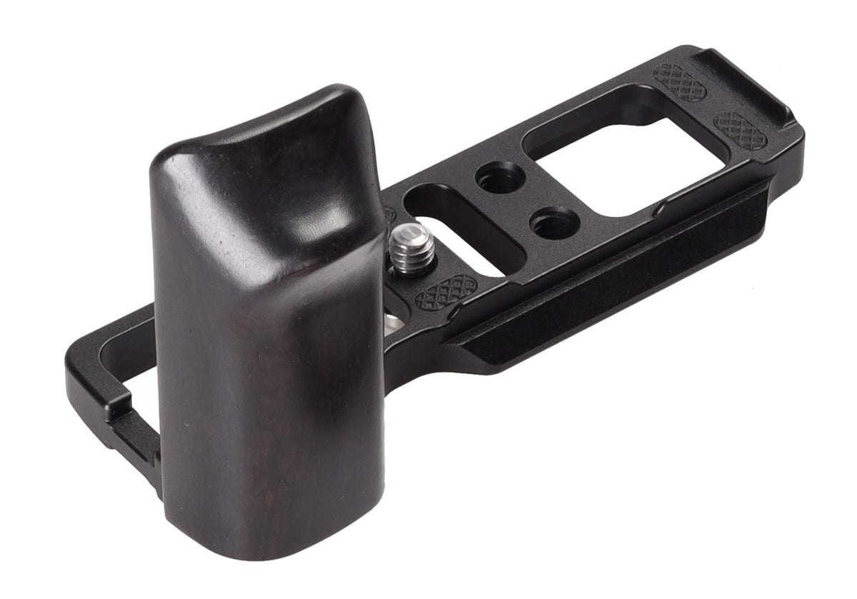 Wepoto Griii Gr3 Griiix Gr3X Hand Grip Quick Release Plate Compatible With Ricoh Griii Gr3 Griiix Gr3X Camera  Aluminium Ebony (