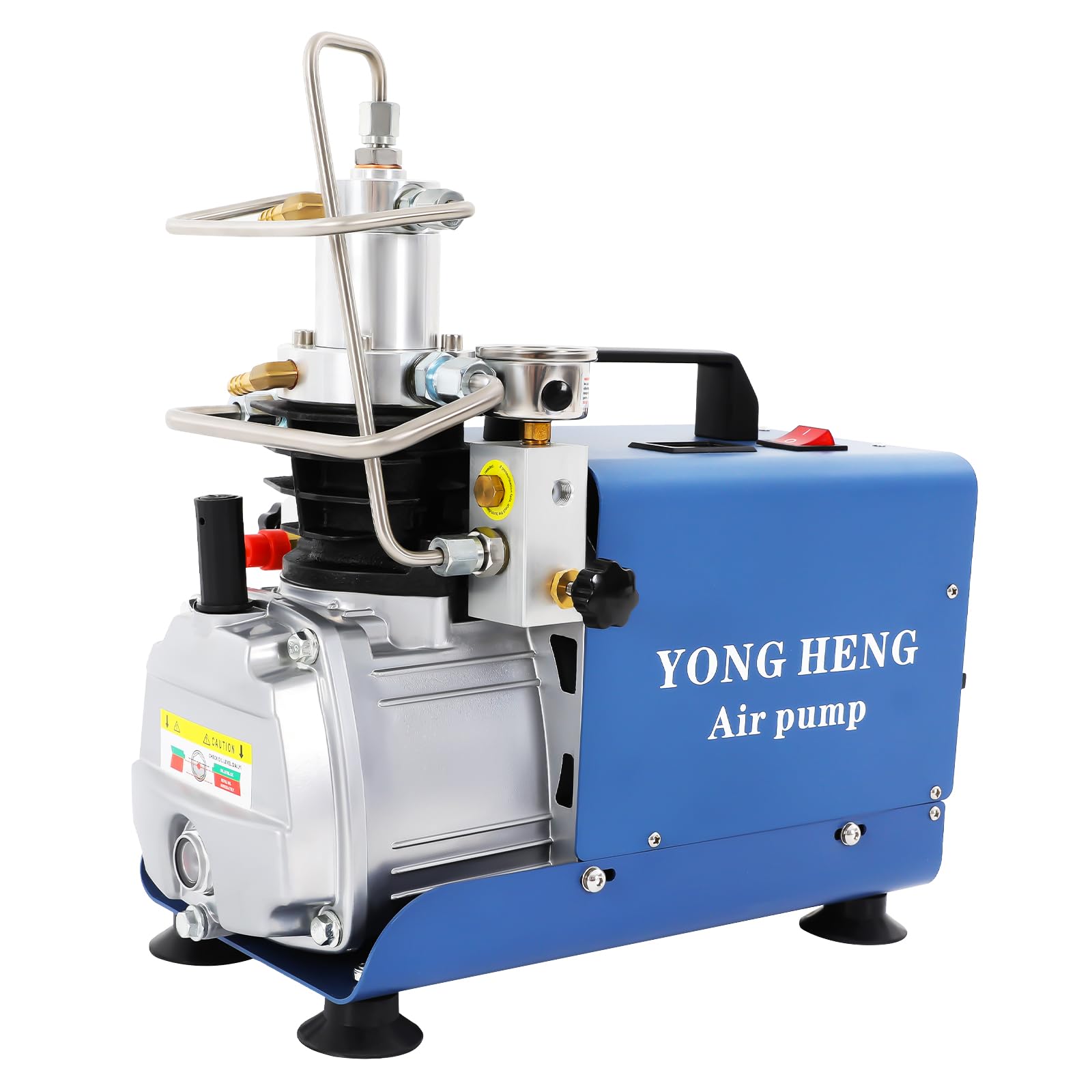 Electric Pcp Air Compressor Pump,30 Mpa 4500Psi Portable Compressor High Pressure Air Compressor Electric Inflator Pcp,Two Stage