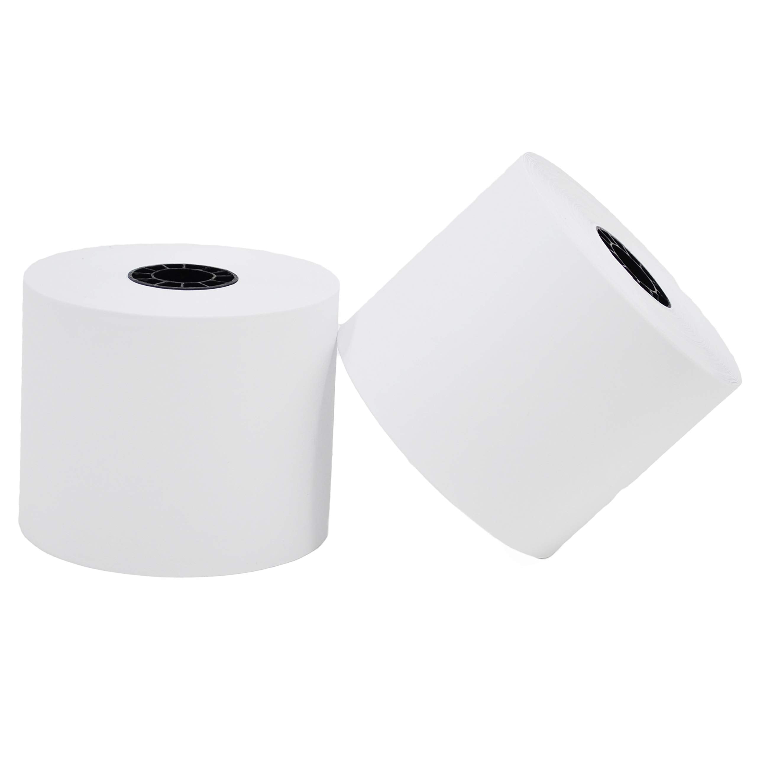 Buyregisterrolls (12 Rolls) 2 1/4 X 150 Ft White Adding Machine Tape Paper Rolls Premium One Ply Register/Adding Machine/Calcula