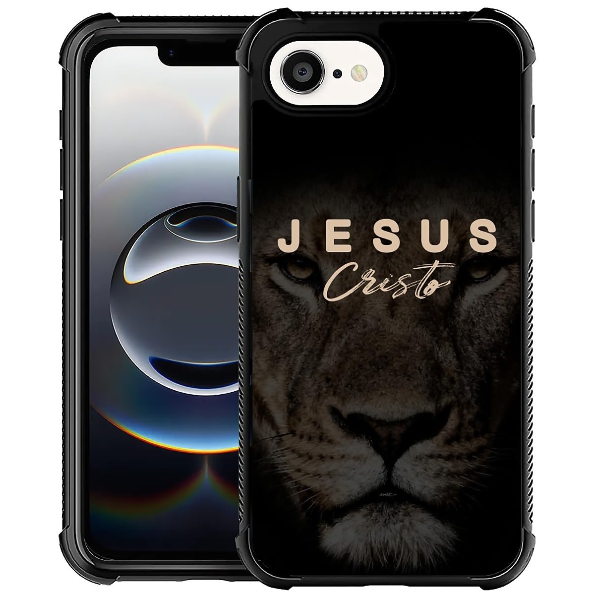 Deaorew for iPhone 16E Case | Classic Slim Cover Design | Jesus Lion