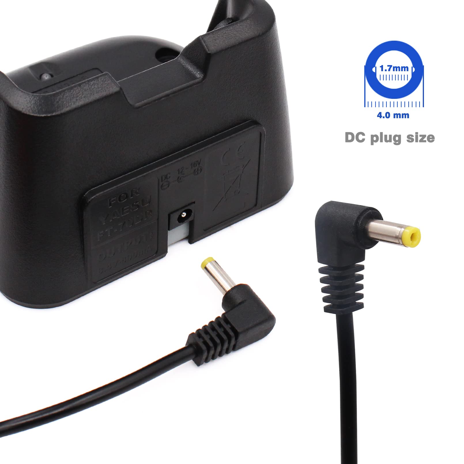 Pa 48B Sad 24B Charger Dc Adapters And Cables Replacement Yaesu/Vertex Nc 86B Nc 72B Nc 88B Compatible For Yaesu Radio Ft 60 Ft 60R Ft 1Dr Ft 2Dr Vx 5R Vx 6R Vx 7R Vx 8R & Cd 41 Cd 47 Cd 15A Charger