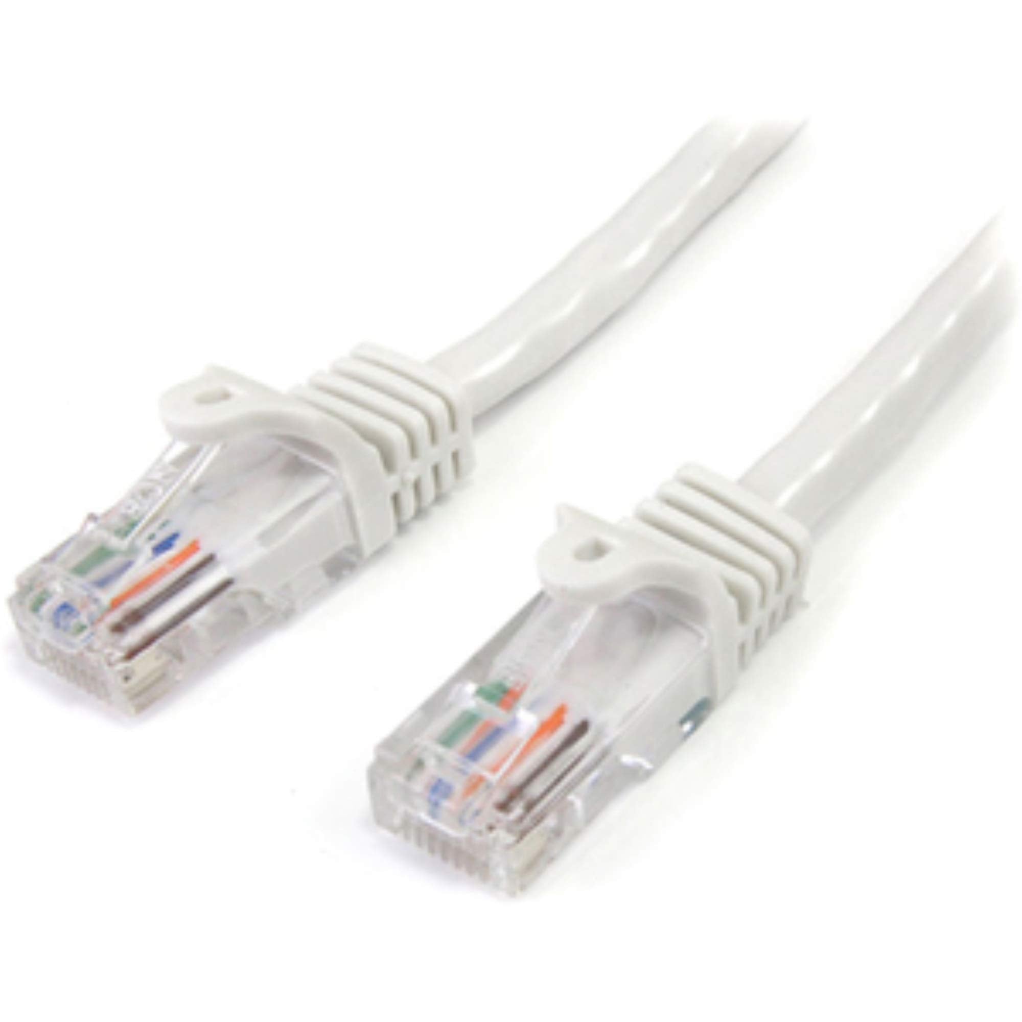 Startech.Com 10 Ft White Snagless Cat5E Utp Patch Cable   Category 5E   10 Ft   1 X Rj 45 Male   1 X Rj 45 Male   White
