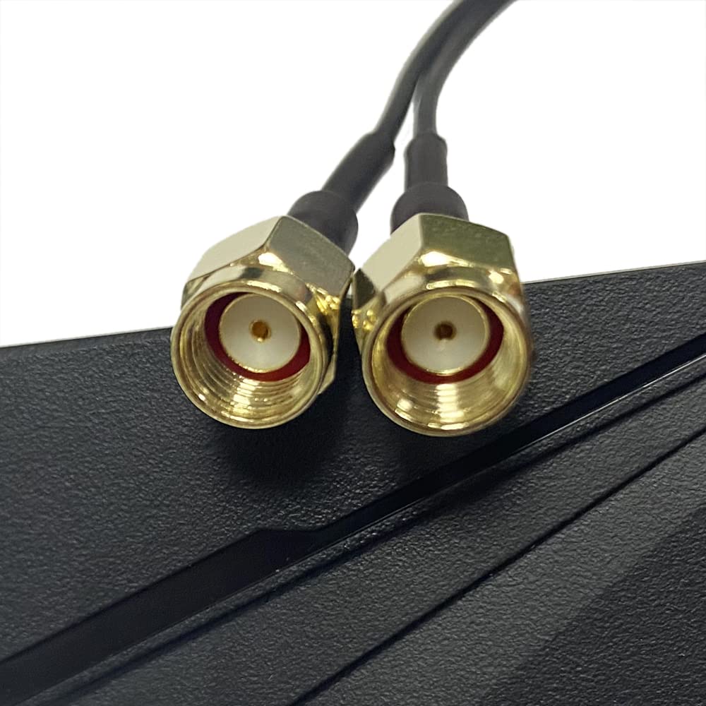 Samxi Sma Wifi 6E 2T2R Antenna 2.4G/5G Dual Band For Gigabyte Aorus Z390 Z490 Z590 X470 X570 X570S X570I H470 B460 H470I B450 B5