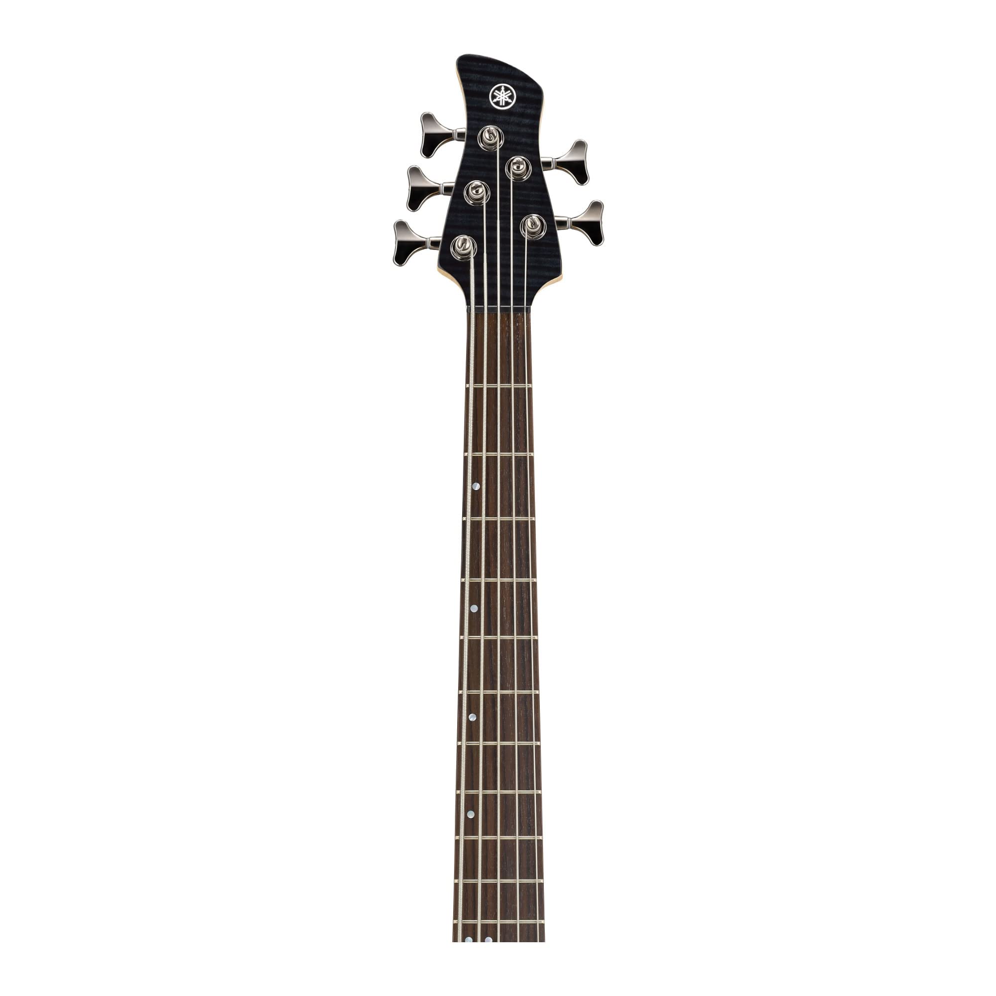 Yamaha Trbx605 5 String Flamed Maple Bass Guitar, Translucent Black