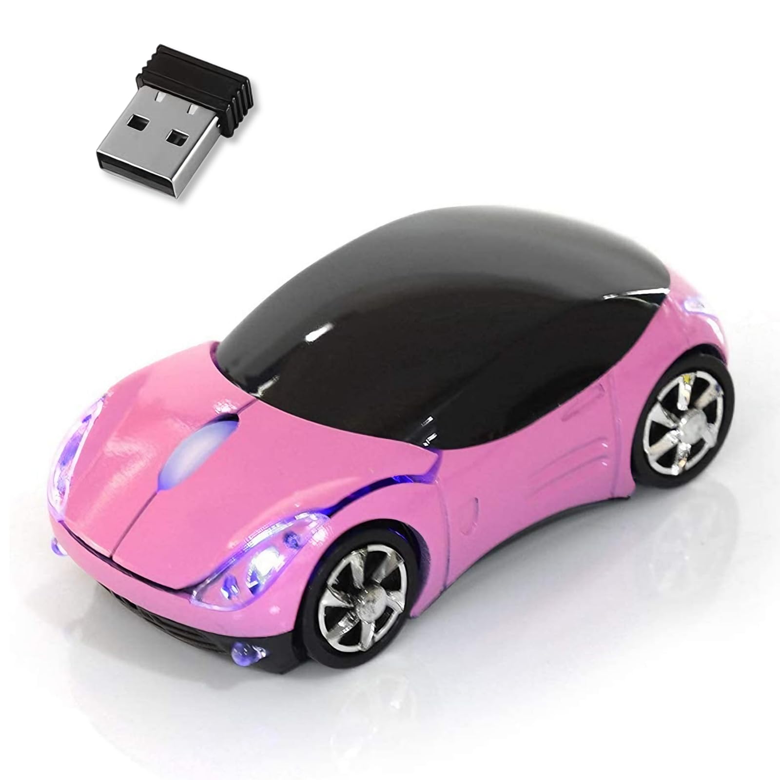 HUOPTTY Pink Wireless Mouse