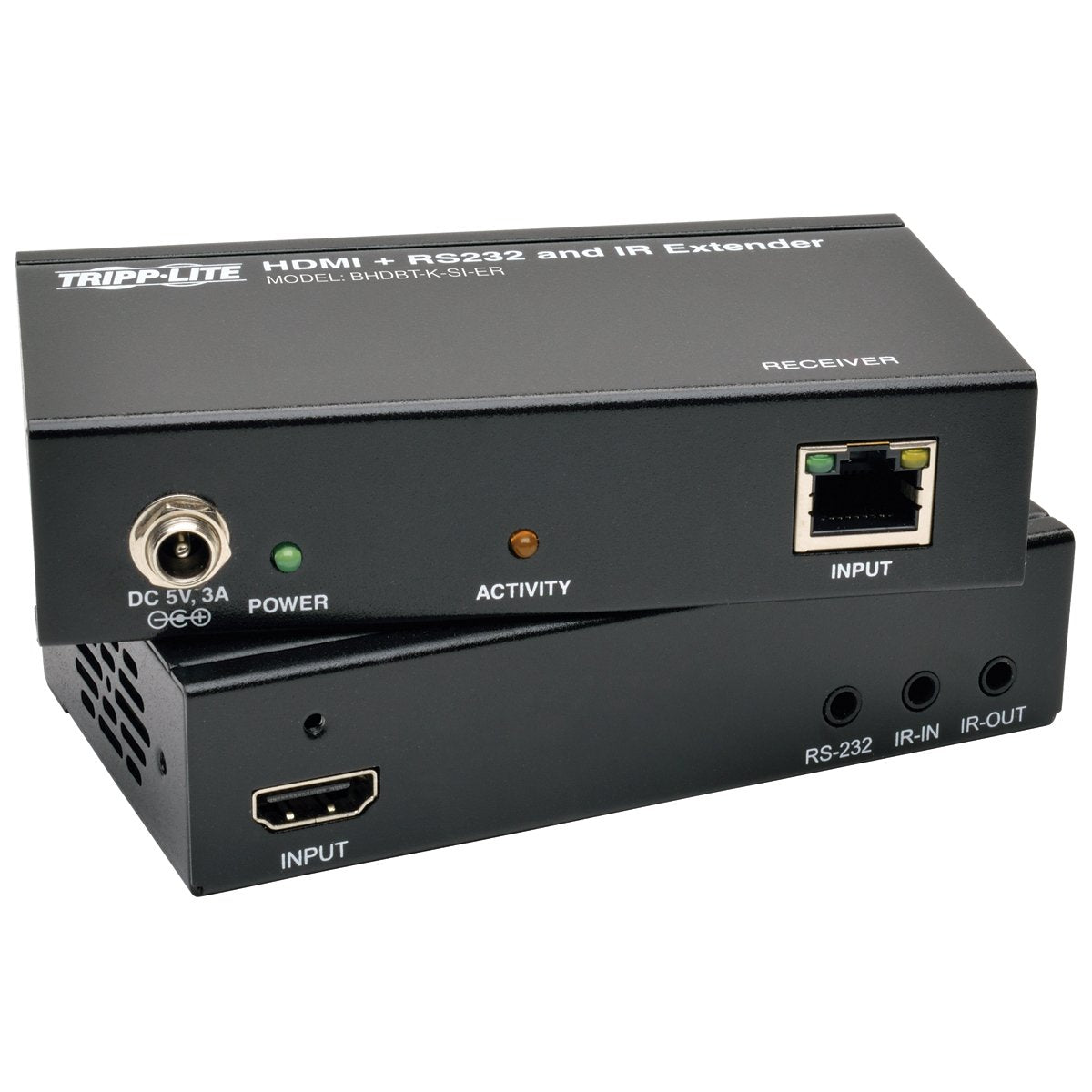 Tripp Lite HDBaseT HDMI Over Cat5e/6/6a Extender Kit, Serial and IR Control, 1080p, Up to 500-ft. (150M) (BHDBT-K-SI-ER)
