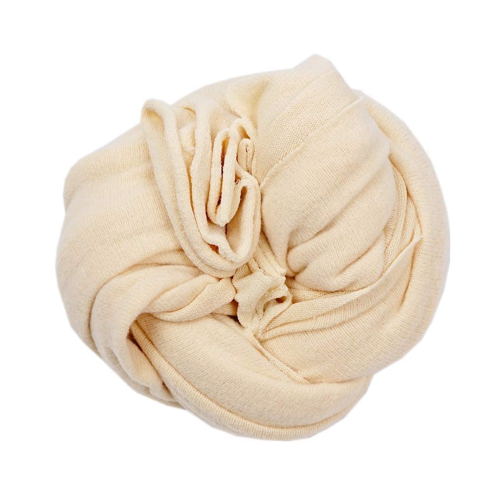 Coberllus Newborn Baby Photo Props Blanket Stretch Knit Double Side Wrap For Boys Girls Photography Shoot (Beige)