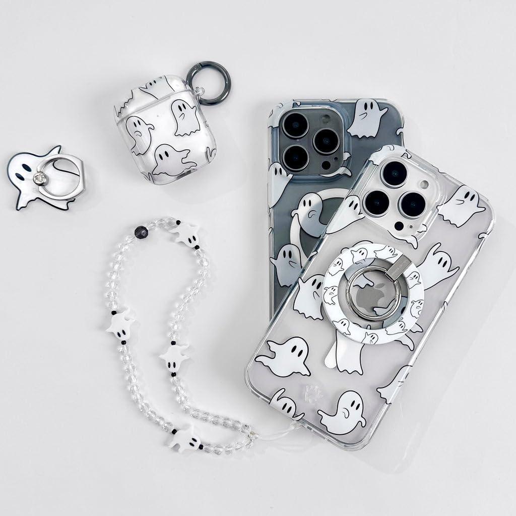 VELVET CAVIAR for iPhone 15 Pro Case Halloween Ghost   Compatible with MagSafe   10ft Drop Tested   Cute Fall Theme