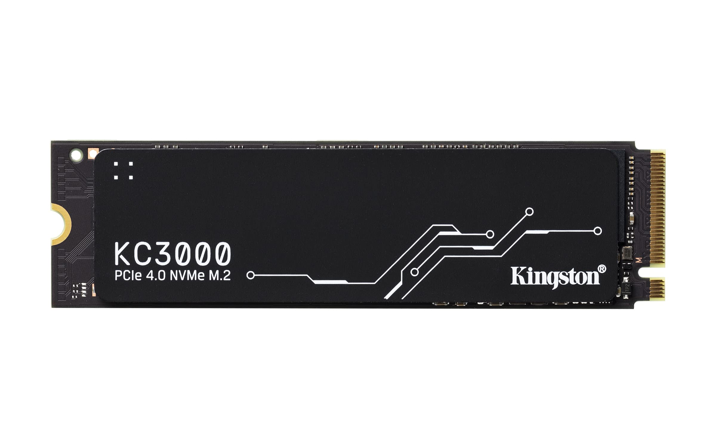 Kingston KC3000 PCIe 4.0 NVMe M.2 1024 GB SSD - High-Performance Storage for Desktop and Laptop PCs -SKC3000S/1024G