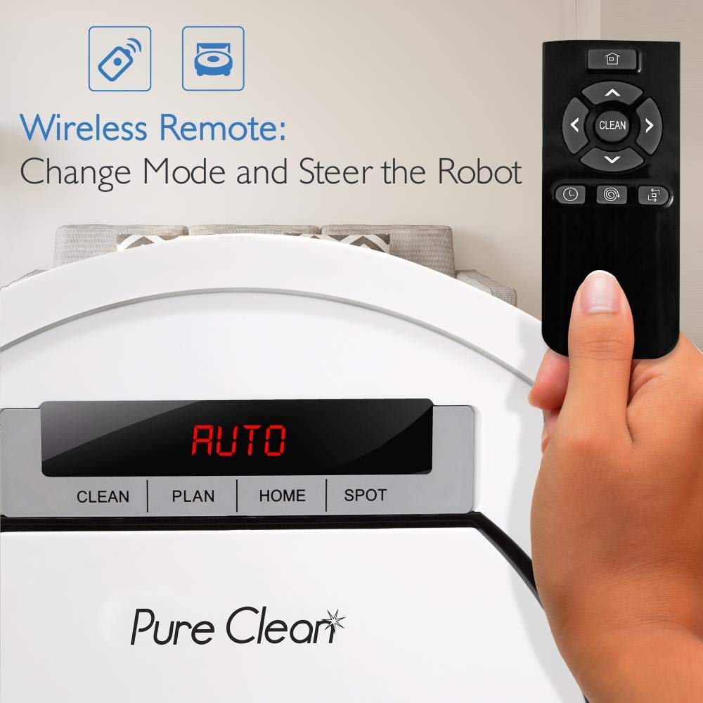 Serenelife Robotic Vacuum Cleaner   Robotic Auto Home Cleaning For Clean Carpet Hardwood Floor   Bot Self Detects Stairs   Air F