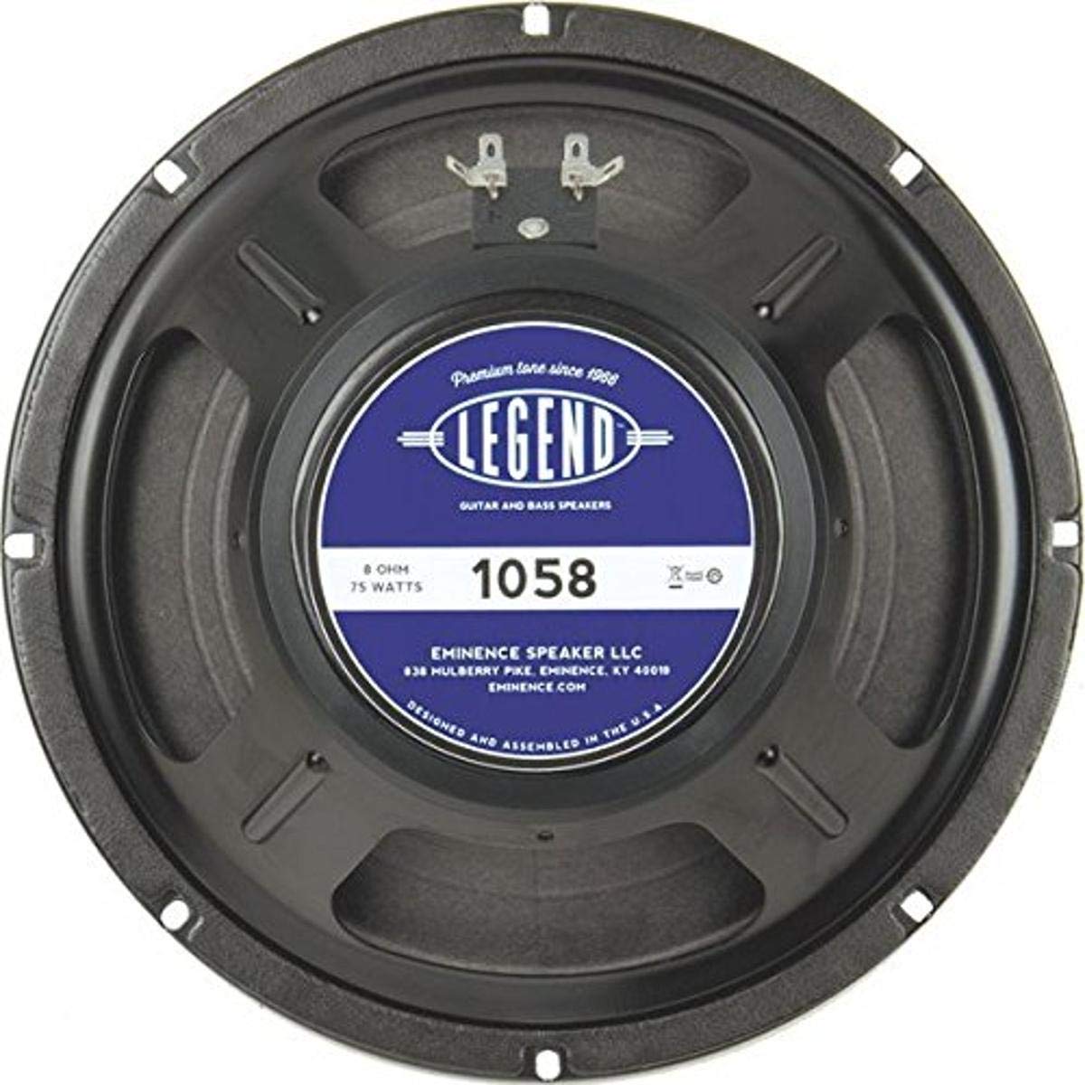 10 In Guitar Speaker, 75W, 8 Ohms W/Copper Voice Coil