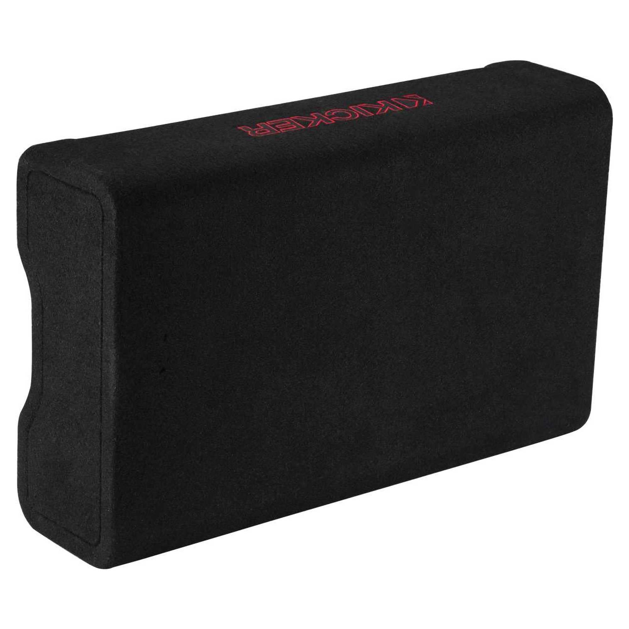 Kicker 49L7Tdf122 Down Firing 12'' L7T 2 Ohm Subwoofer Enclosure, 600 Watts Rms