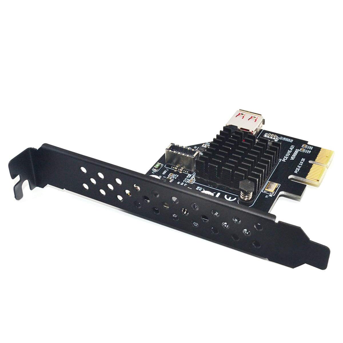 Cablecc Usb 3.1 Front Panel Socket & Usb 2.0 To Pci E Express Card Adapter For Motherboard