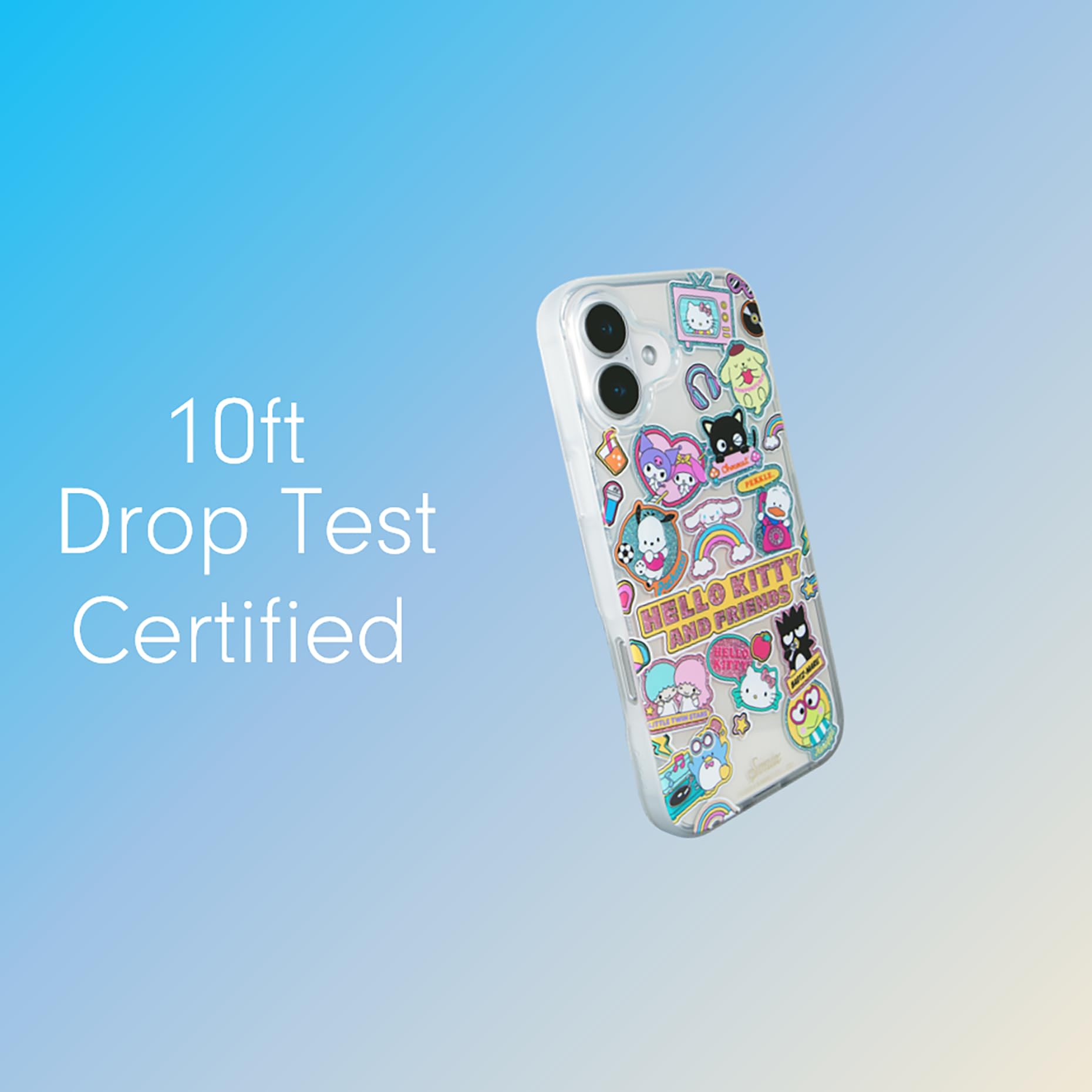 Sonix X Sanrio Case For Iphone 16 Plus | Compatible With Magsafe | 10Ft Drop Tested | Hello Kitty And Friends Stickers