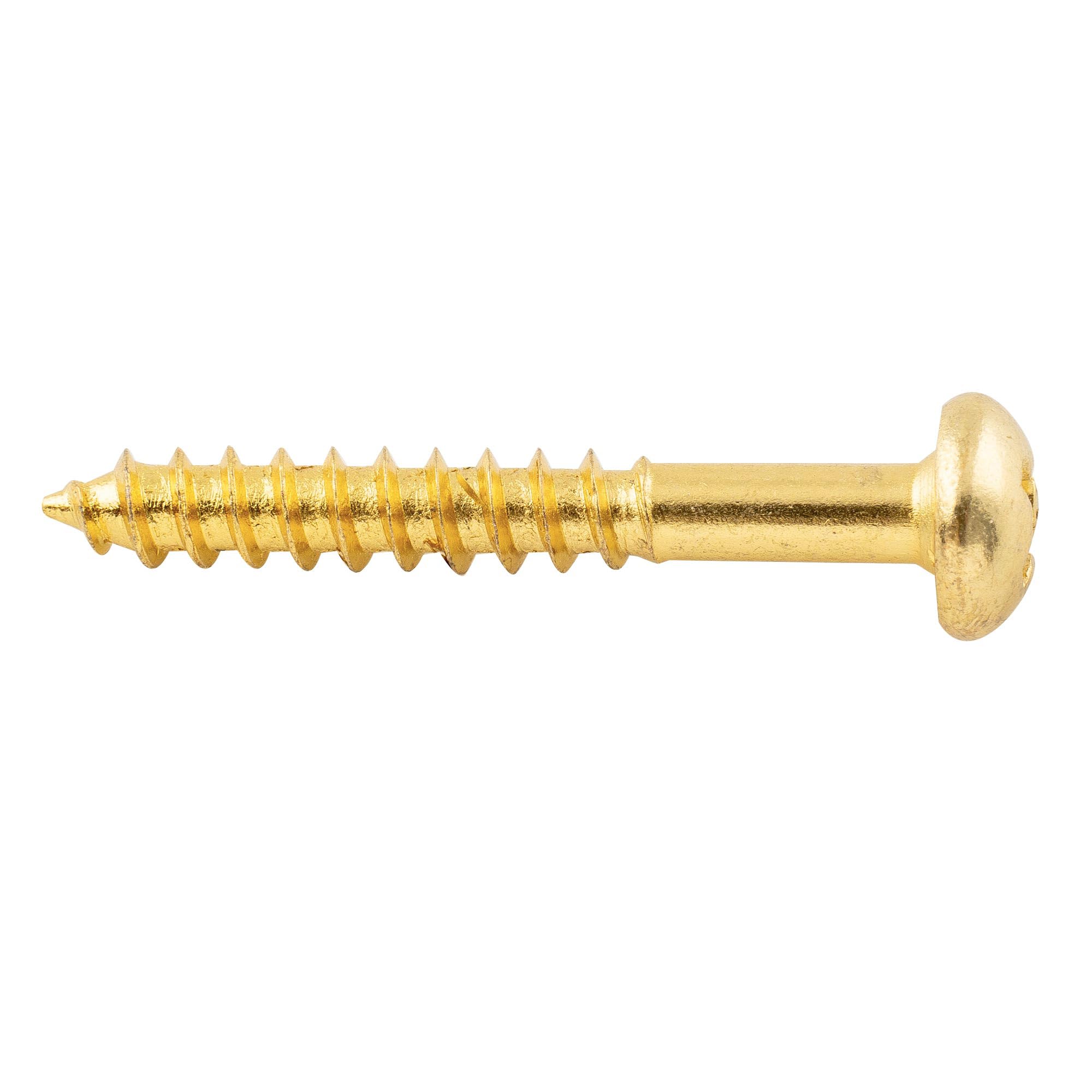 Musiclily 25Mm Guitar Tremolo Bridge Mounting Screws For Strat Style, Gold (20 Pieces)
