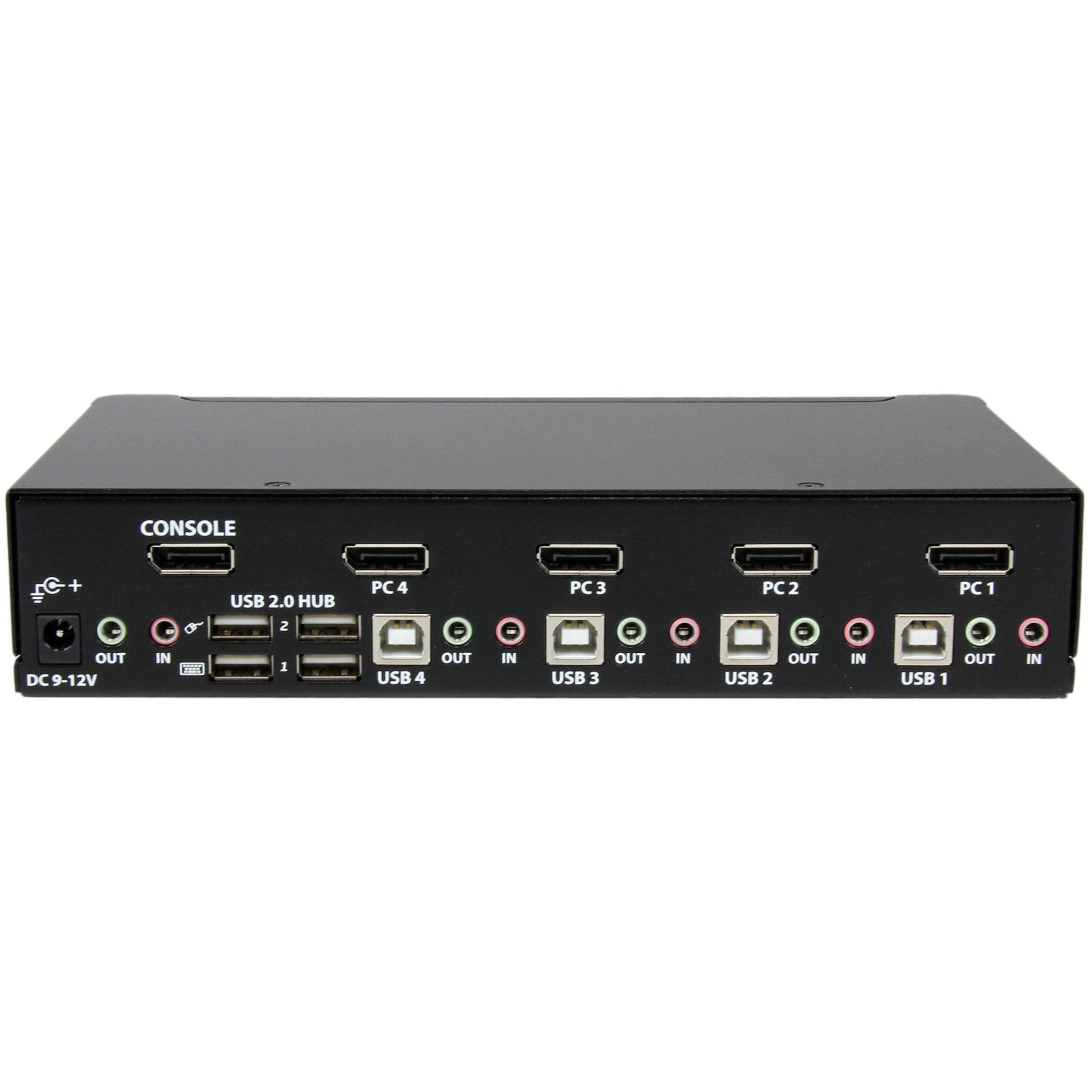 Startech.Com 4 Port Displayport Kvm Switch W/ Audio   Usb, Keyboard, Video, Mouse, Computer Switch Box For 2560X1600 Dp Monitor
