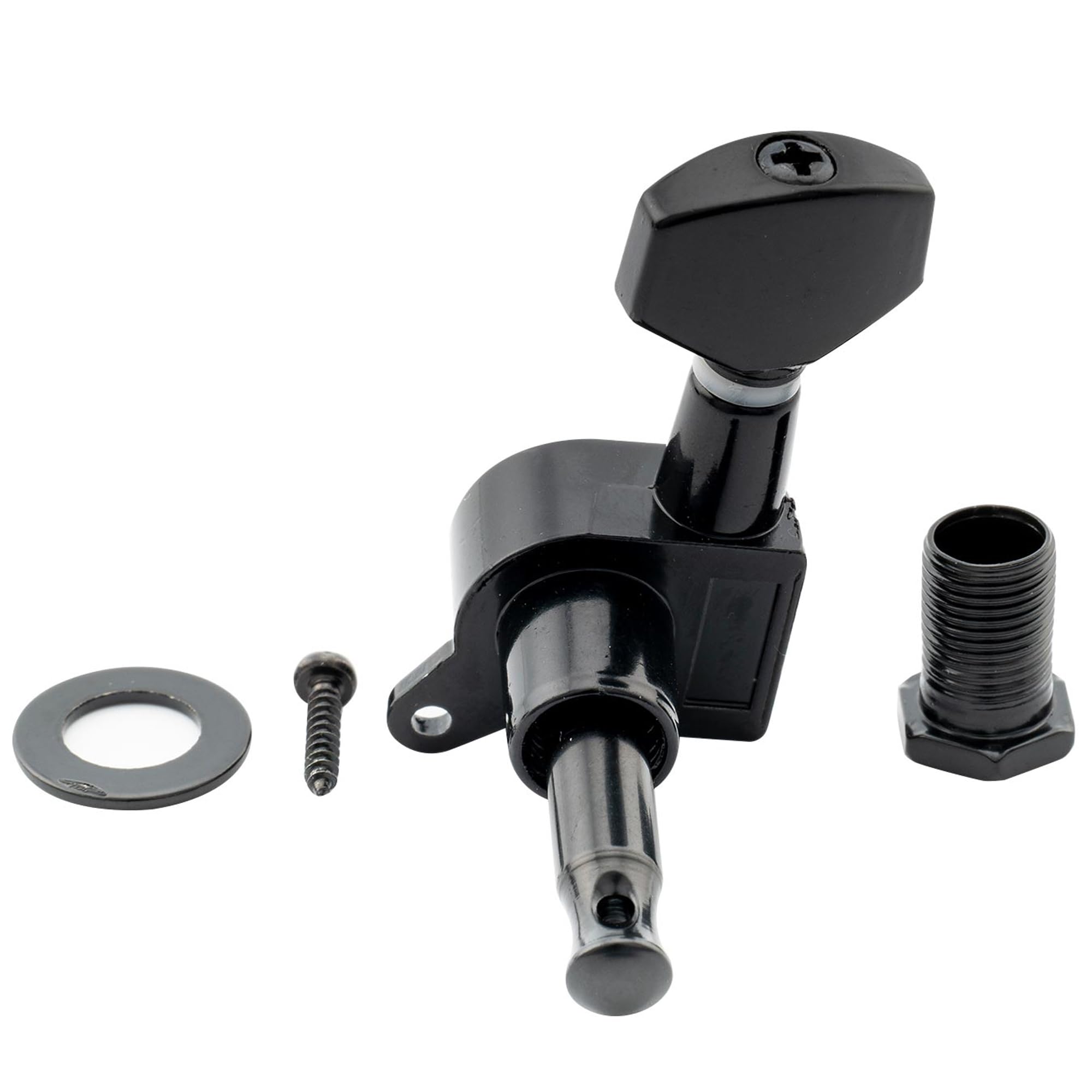 Musiclily 6 In Line Sealed Electric Guitar String Tuning Pegs Keys Machine Head Tuners Set Right Hand For Fender Strat Stratocas